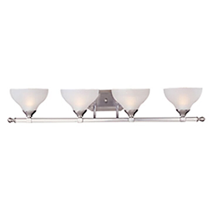 Pyramid Creations 41608217 Contour 4 -Light Satin Nickel Transitional Vanity light