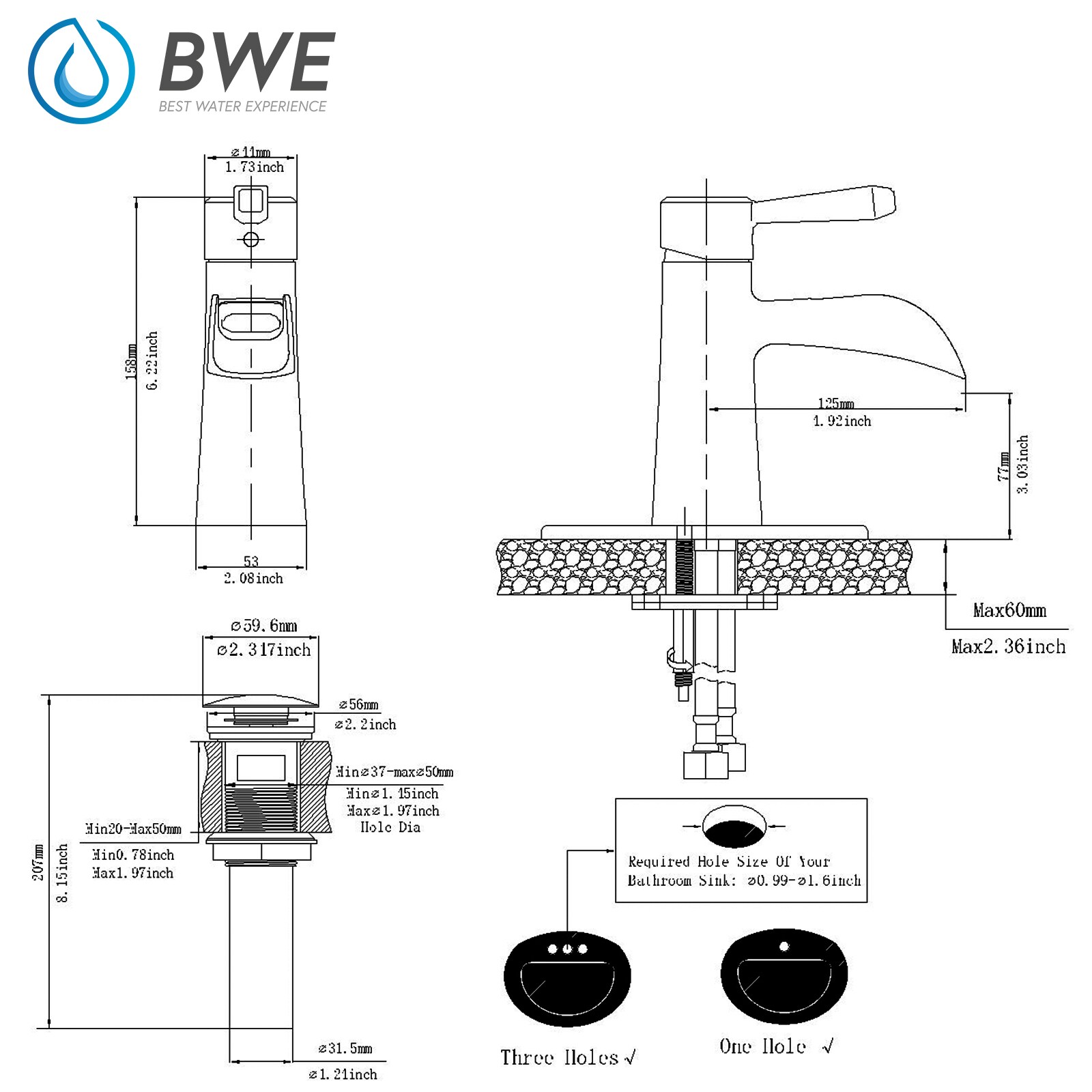 BWE A-96007-N Lavatory-Faucets - View #9