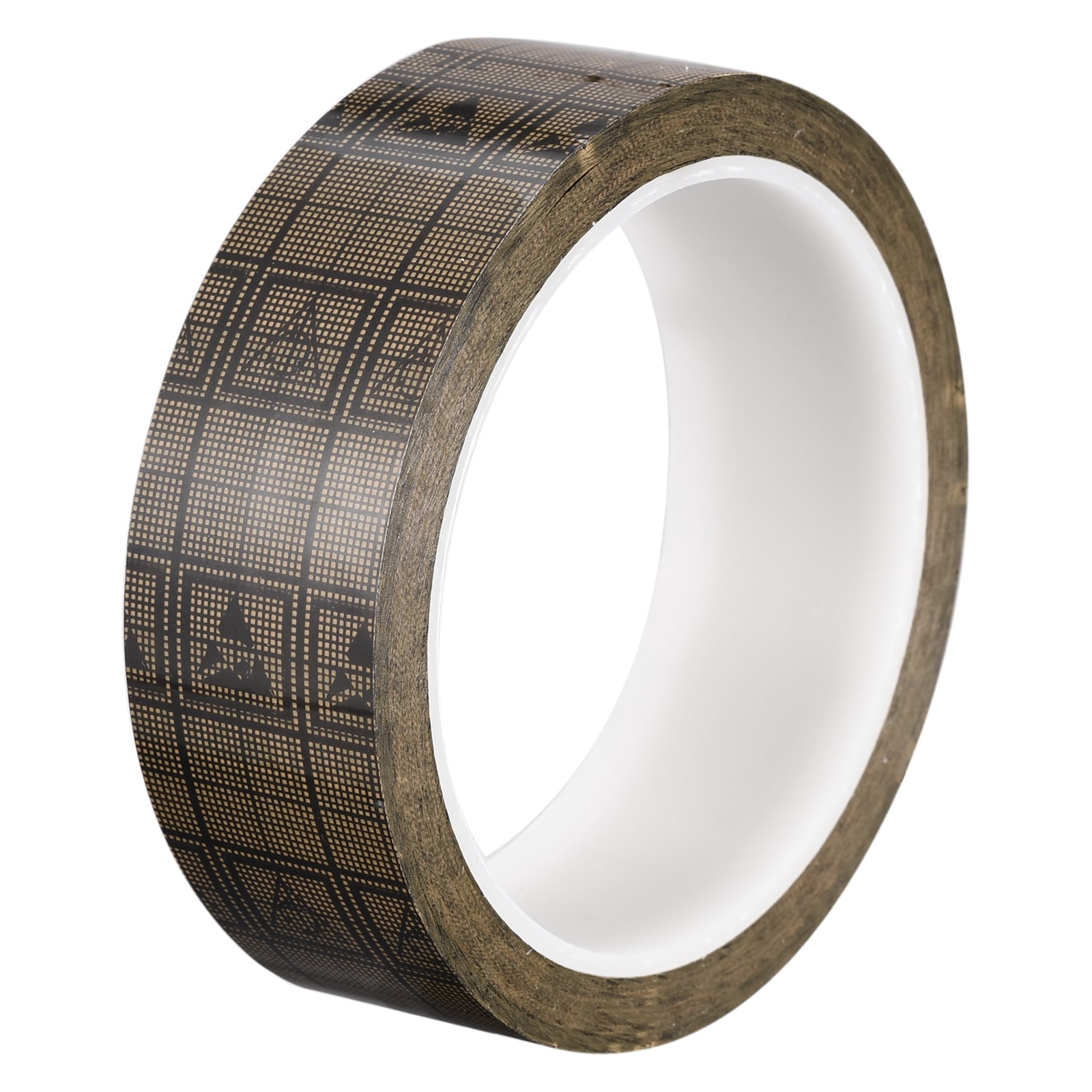 Unique Bargains Adhesive Grid ESD Tape 1.18 Inch Wide x 118 FT Long Conductive Grid Tape for Electronics Parts Components Bag Sealing Brown