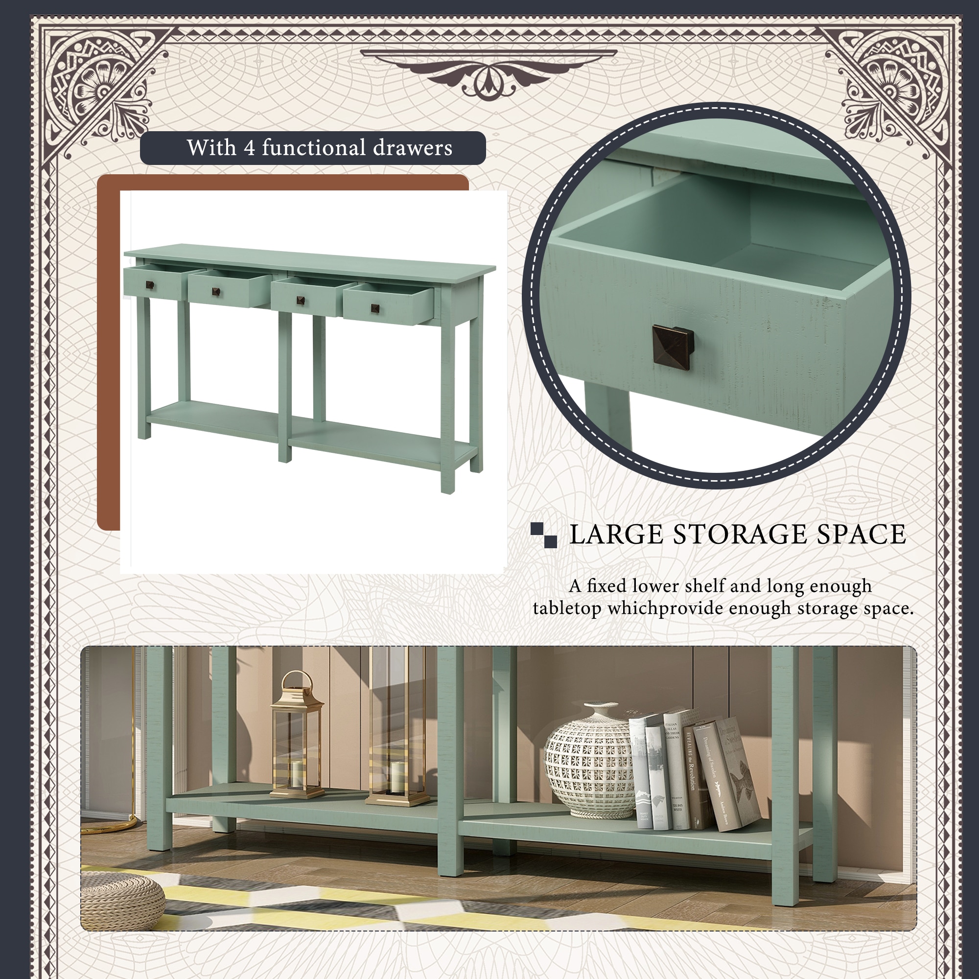 AHIOU HOME ZAAH-CT192012C Console-Sofa-Tables - View #6
