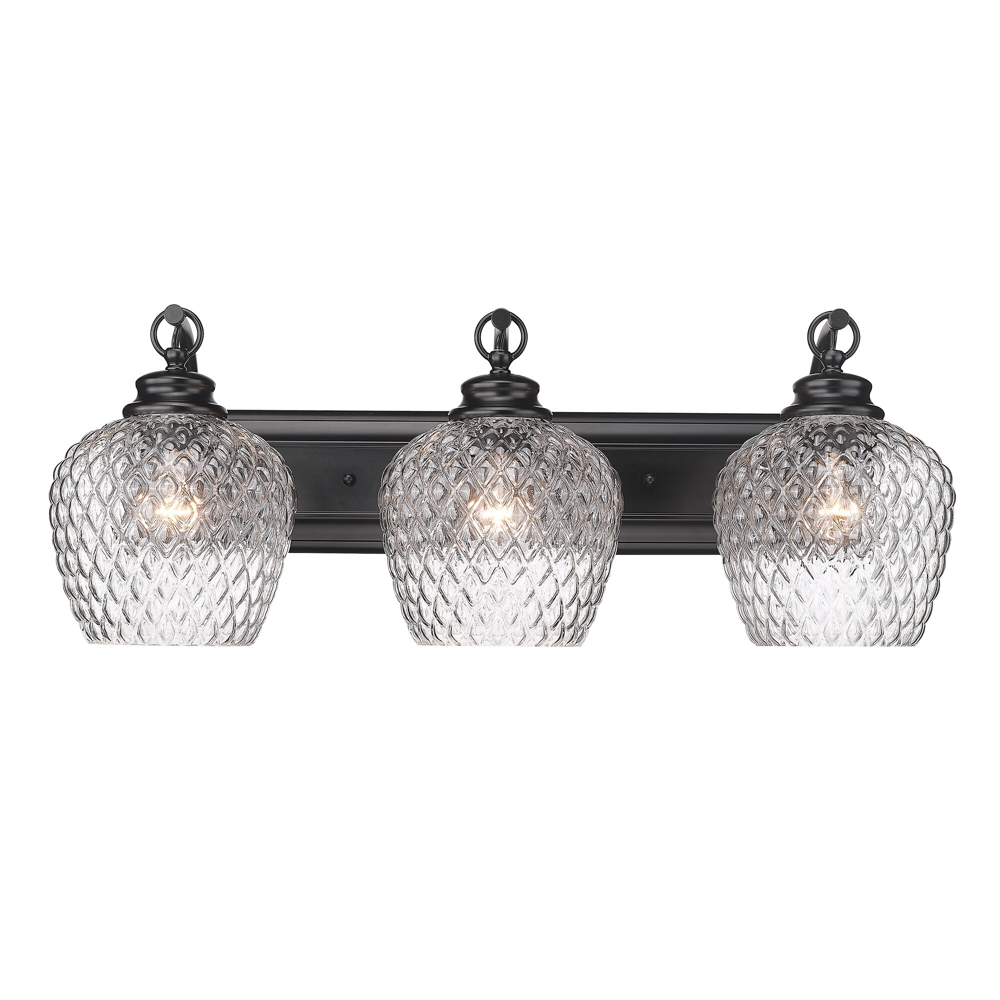 Golden Lighting 1088-BA3 BLK-CLR b089995 - View #3