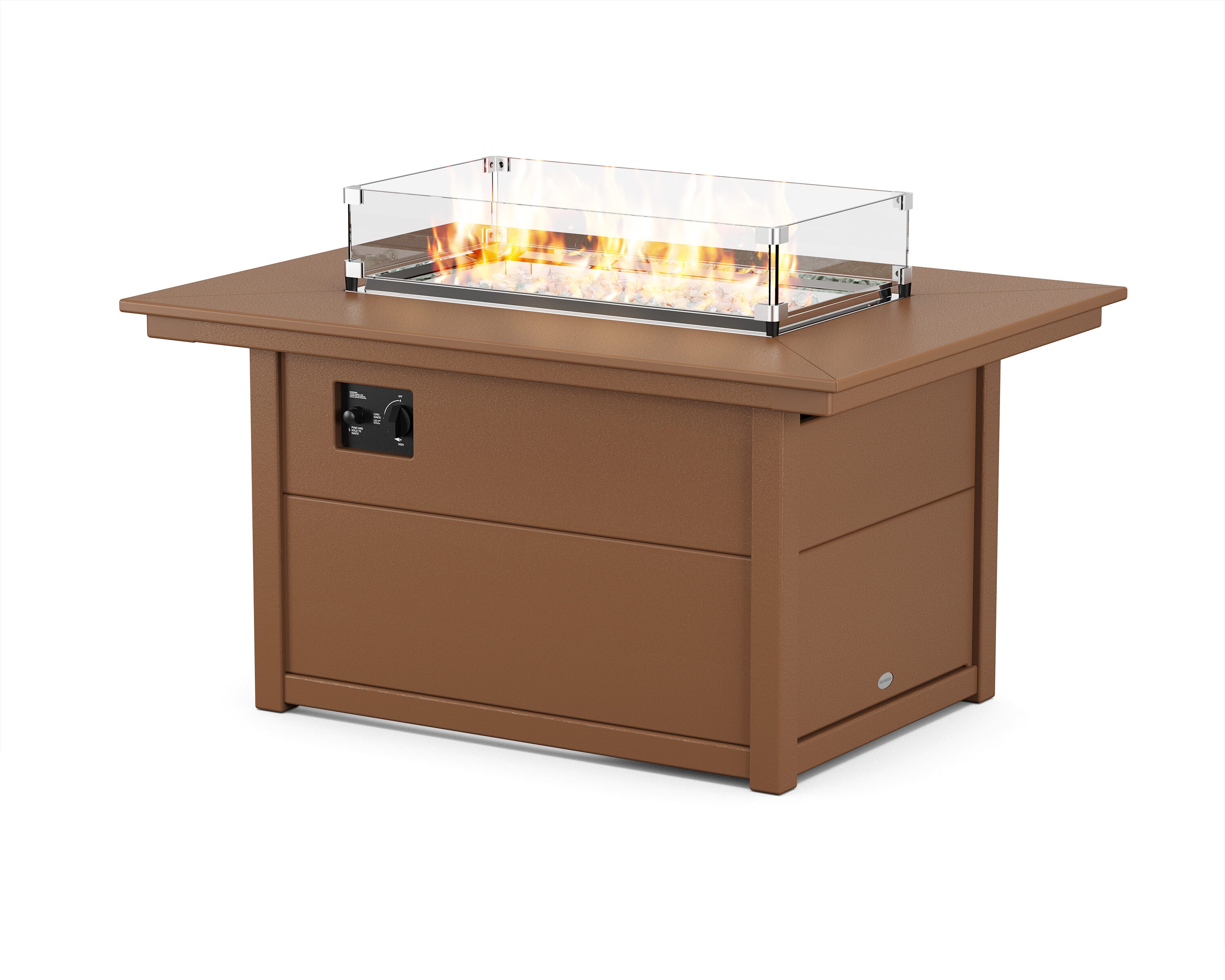 POLYWOOD CTF3446RECTTE Fire Tables Rectangle Coffee Table 33.63-in W x 46-in L