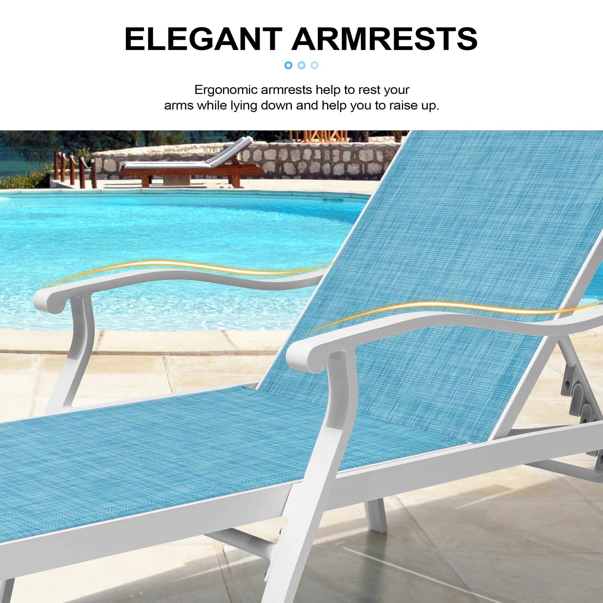 Crestlive Products CL-LG008BLU-2PC Patio-Chairs - View #5