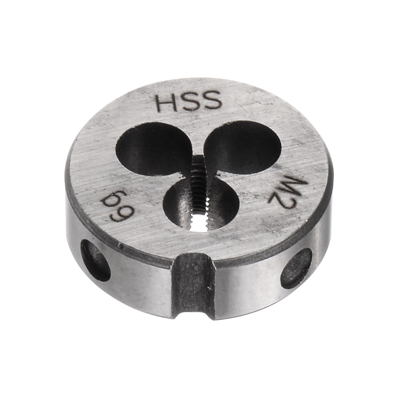 Unique Bargains Round Threading Dies Metric M2 x 0.4 Thread (Right Hand) High Speed Steel (HSS) Screw Cutting Die Repair Tool #S25072801UX2427