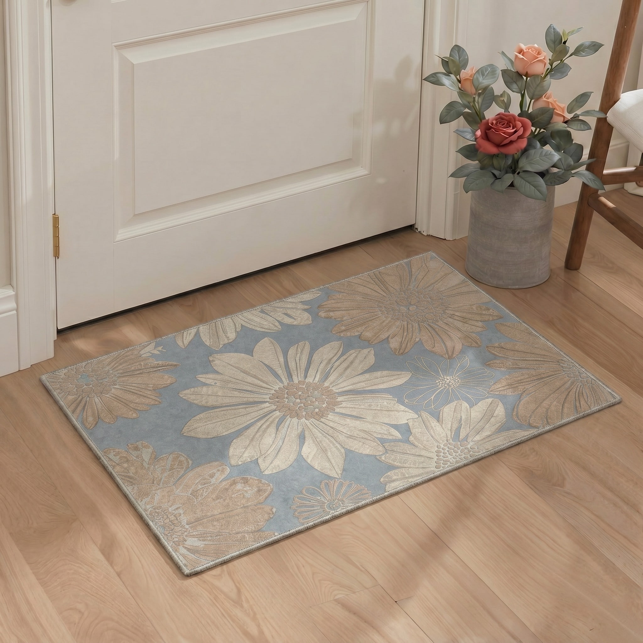 BAVNI ARF2053-TEALBLOO-2X7 rugs - View #3