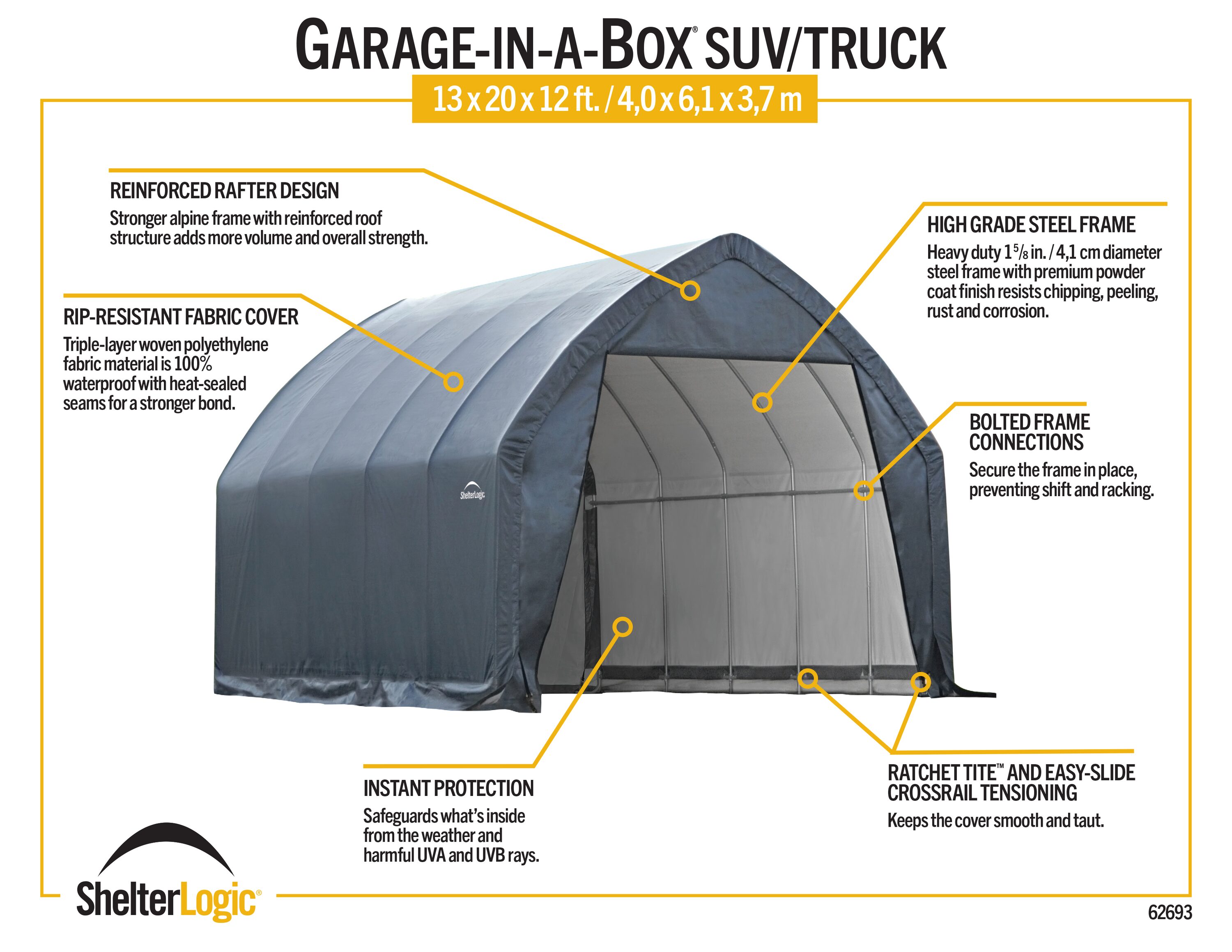 ShelterLogic 62693 Garage-Buildings - View #13