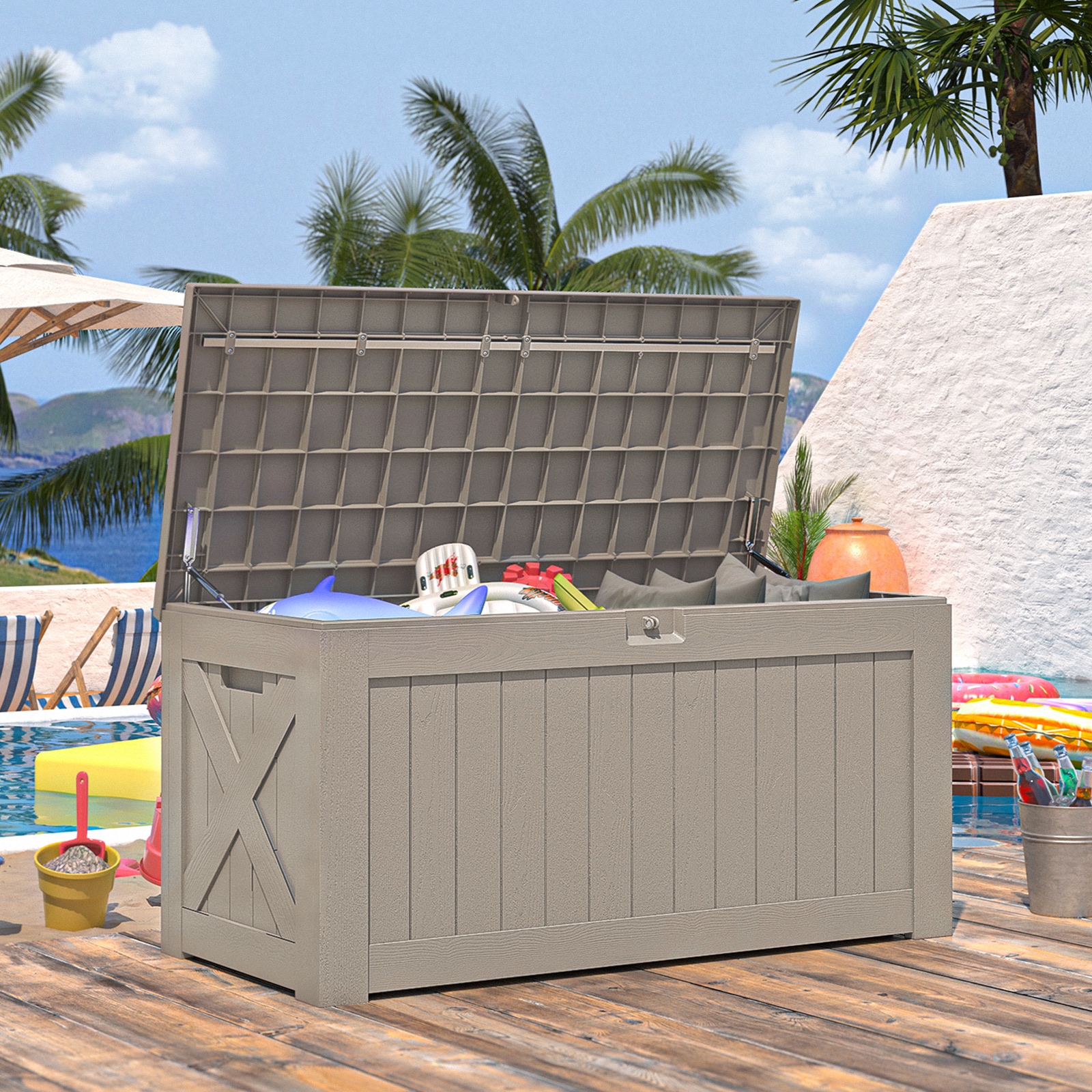 Patiowell WES-PSB24-0432A-WCF Deck-Boxes - View #6