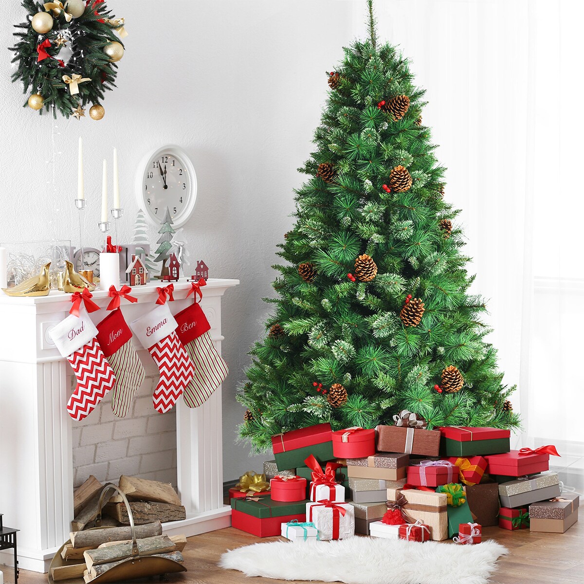 WELLFOR CM-HWY-23488 Artificial-Christmas-Trees - View #6