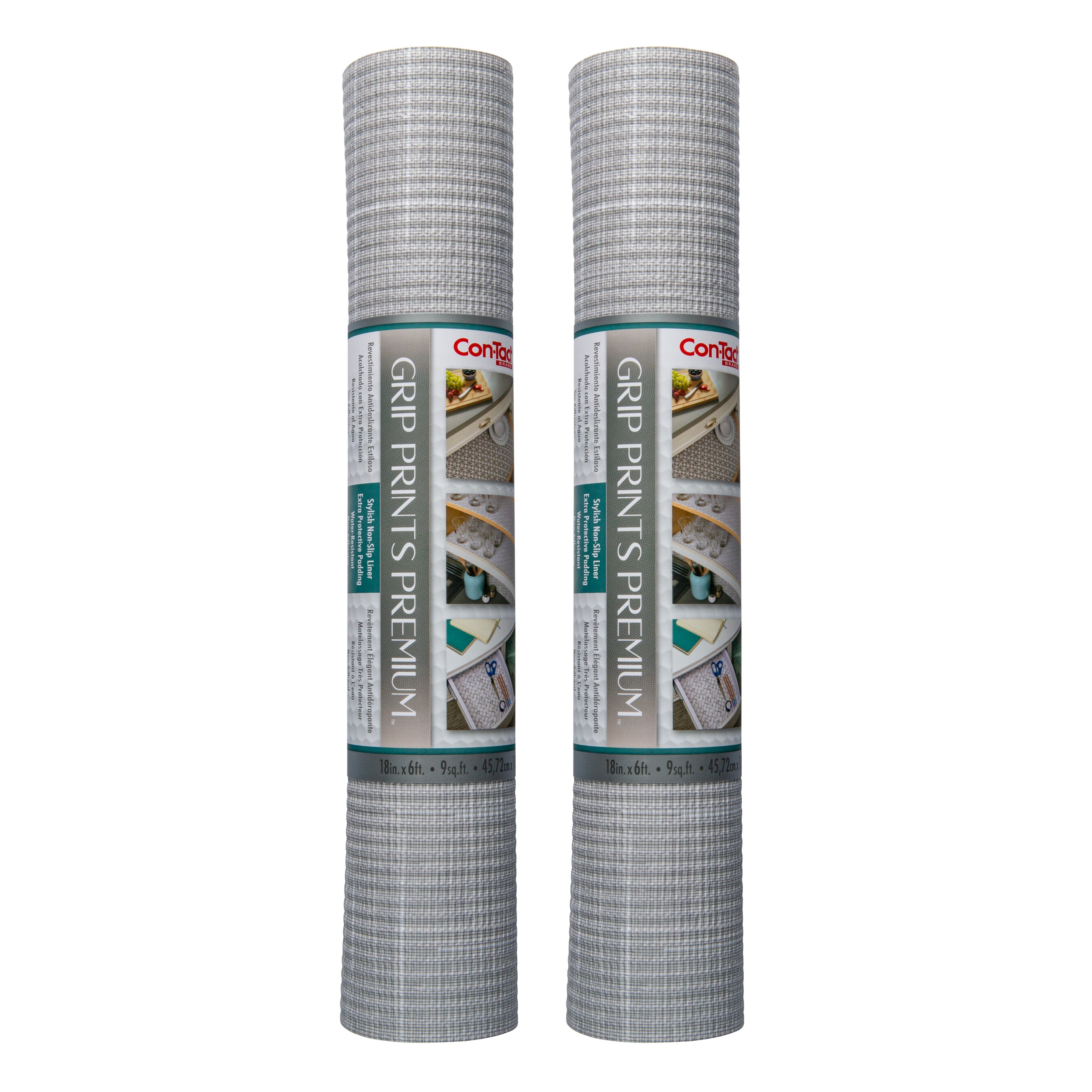 Con-Tact 18-Inches x 6-ft Pearl Gray Shelf liner