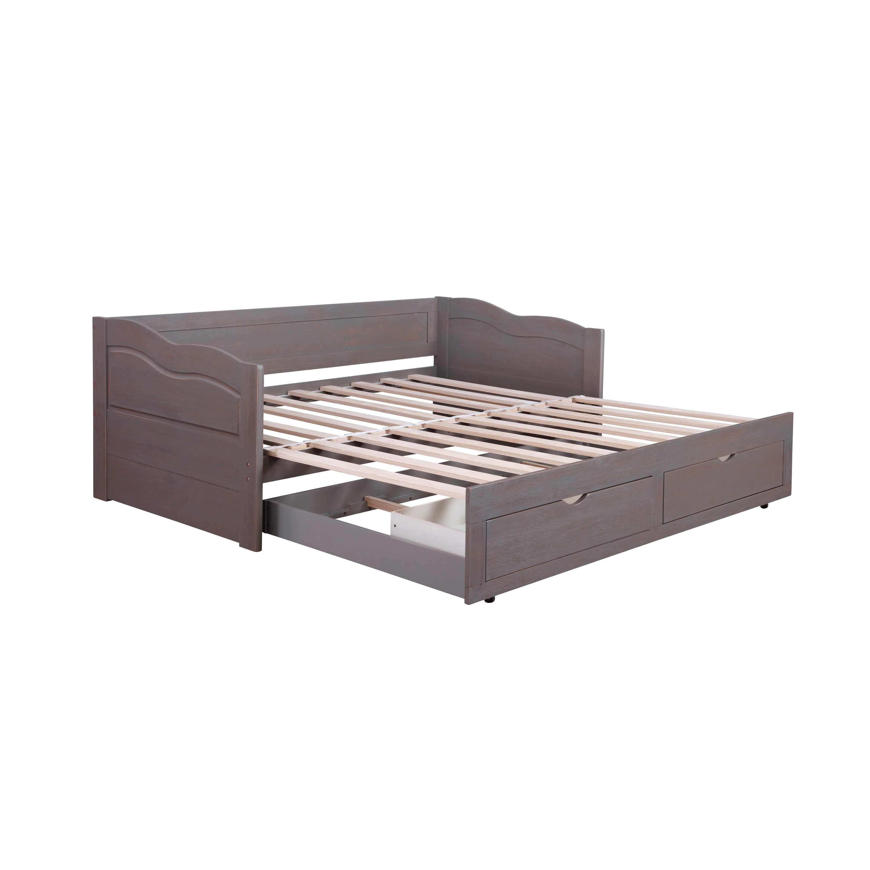 Furniture of America Redney Gray Twin Wood Daybed with Storage at Lowes.com