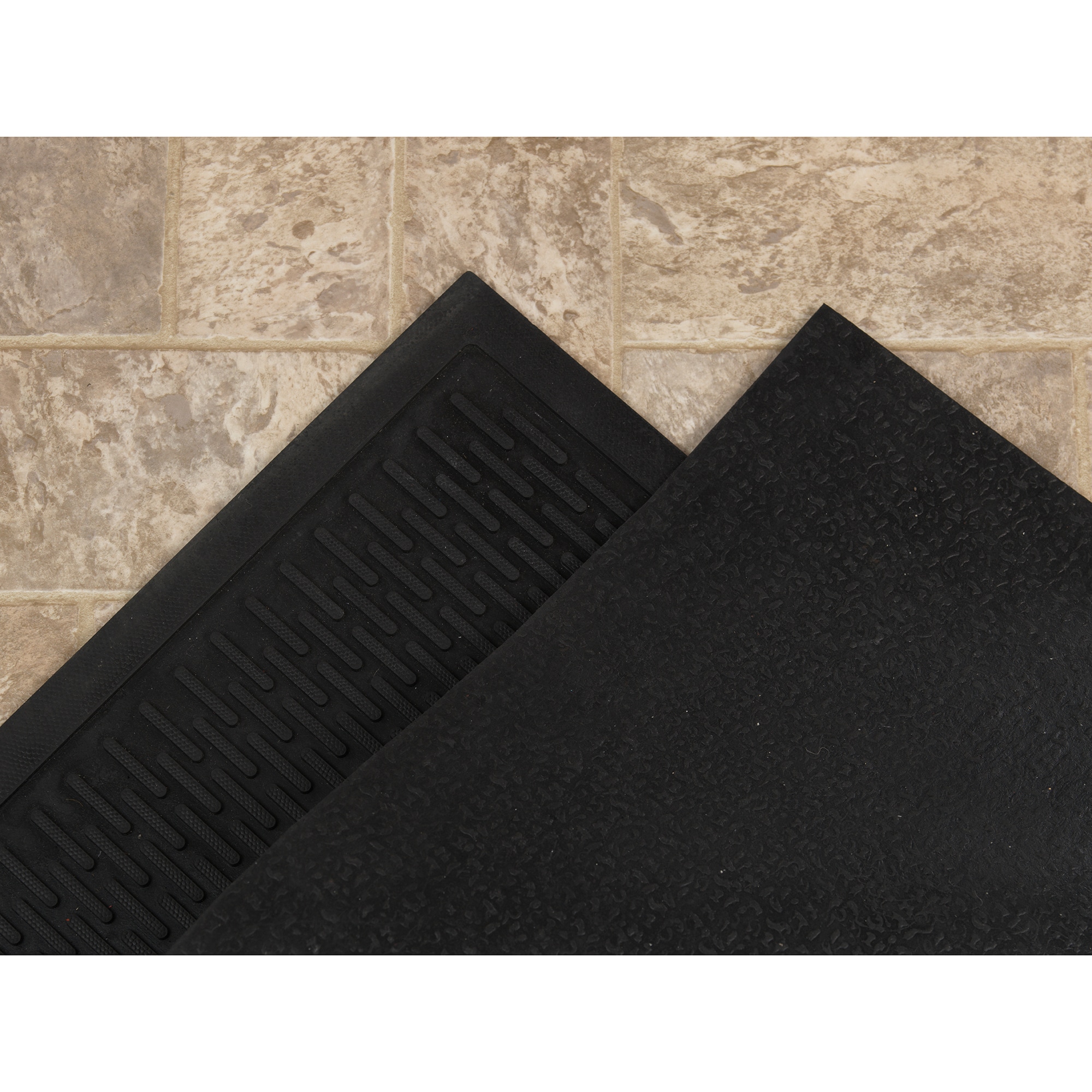 Black Parquet Doormat, 24x36 Sold by at Home