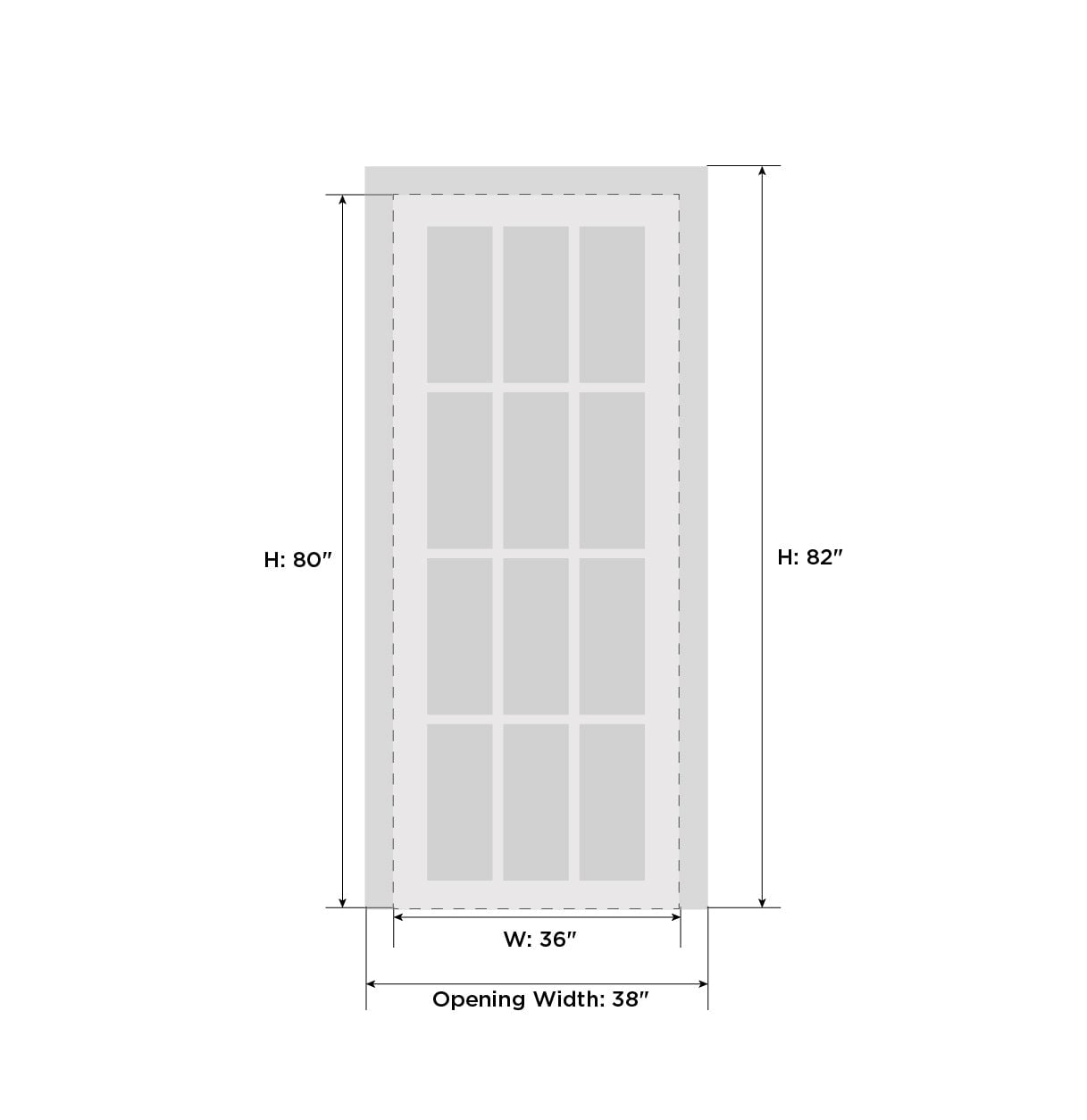SARTODOORS PL0020IPSD36LHI Pre-Hung-Doors - View #4
