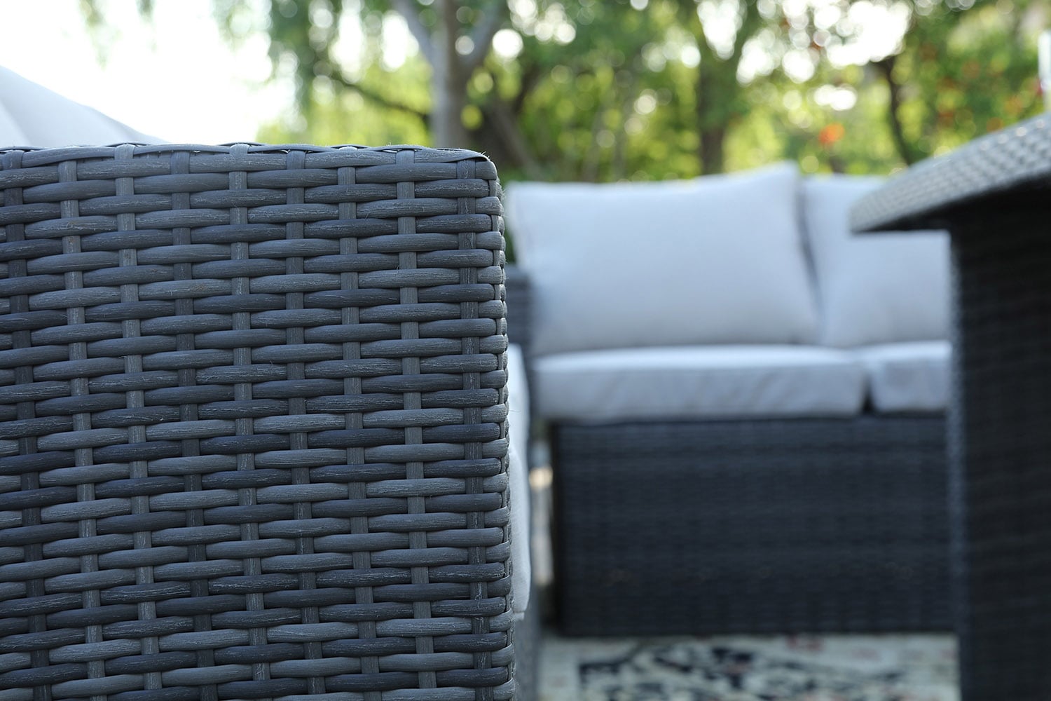 Direct Wicker DWS-1403-GRAY Patio-Conversation-Sets - View #5