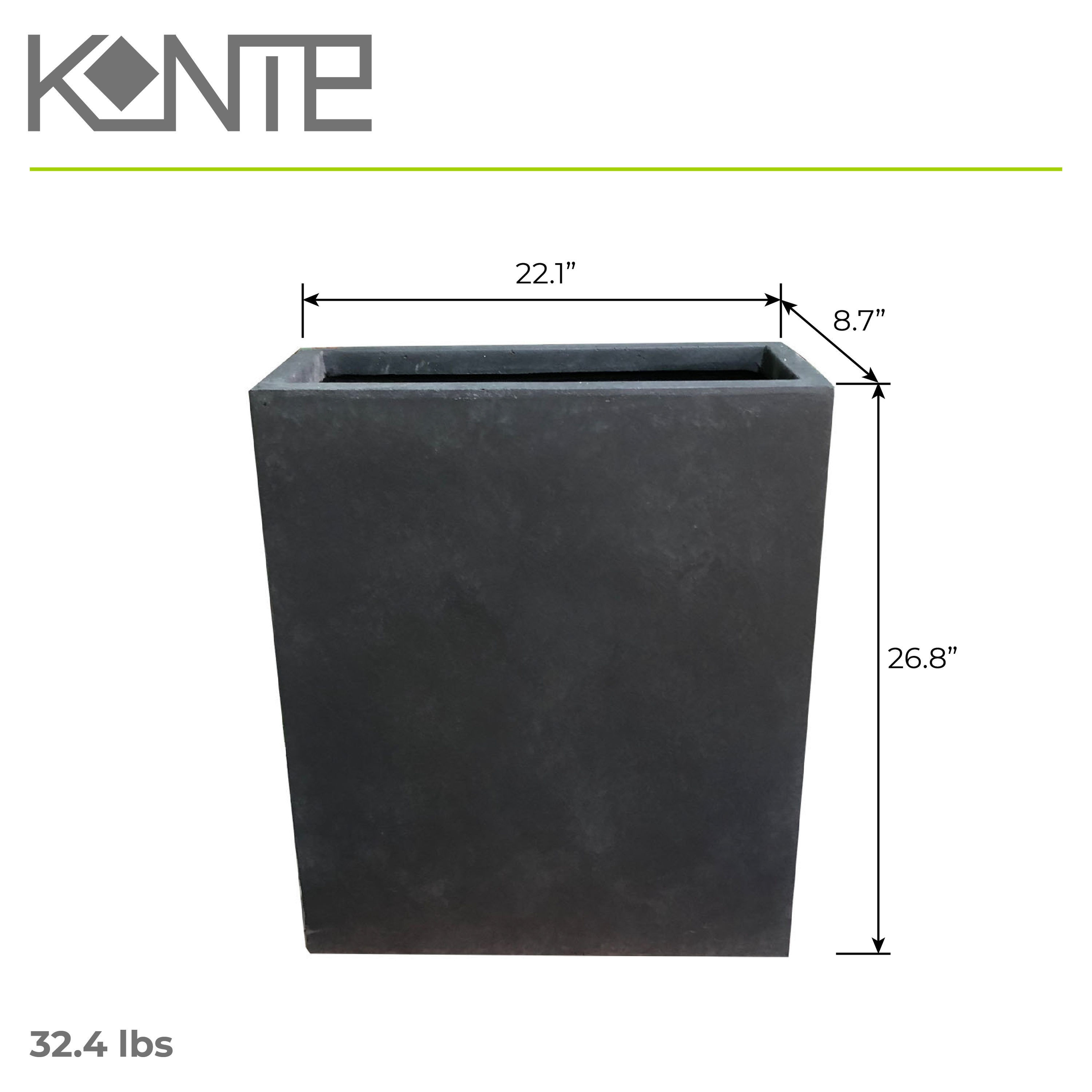 KANTE RF0111A-C60121 Planter-Window-Box - View #2