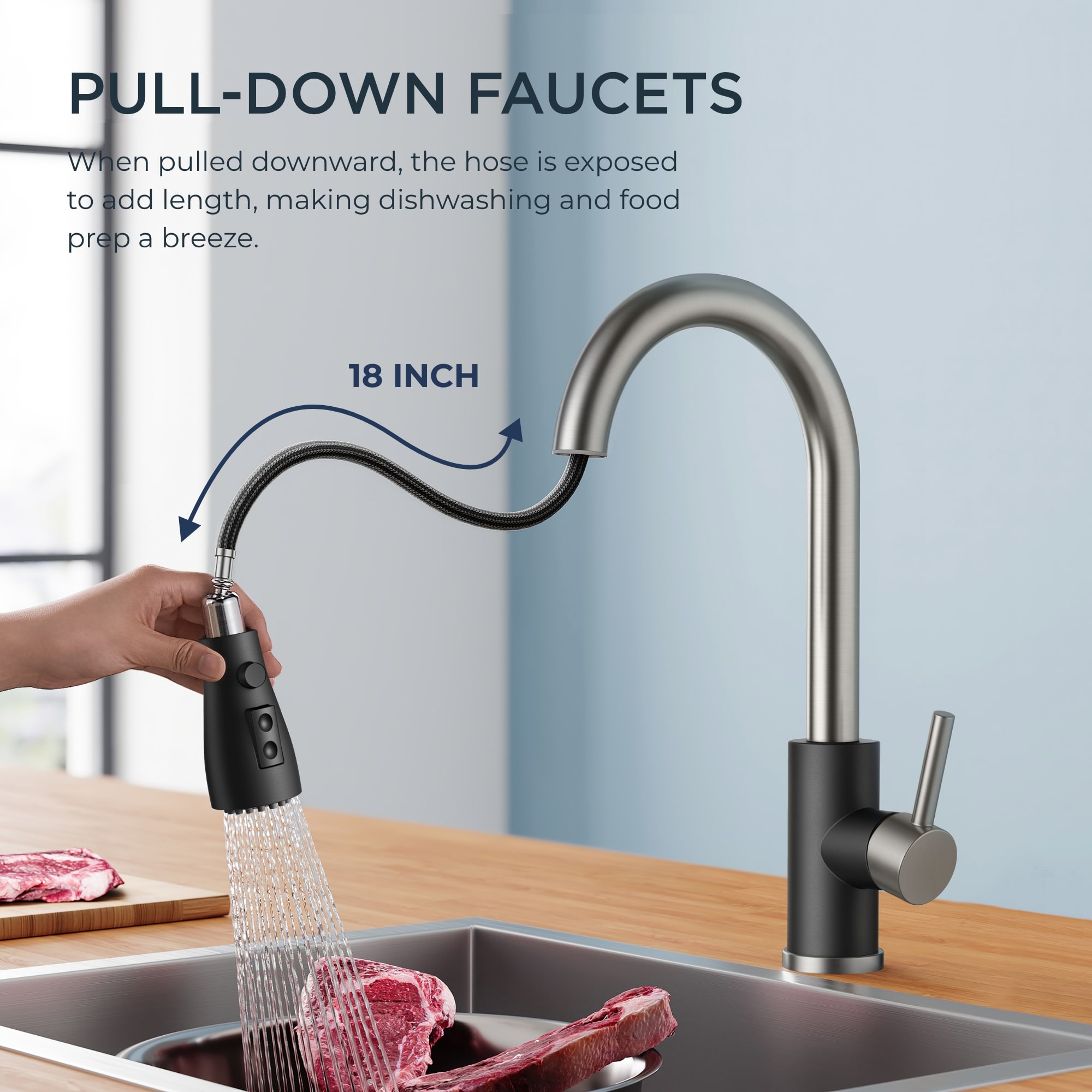 FORIOUS LL003BL Kitchen-Faucets - View #7