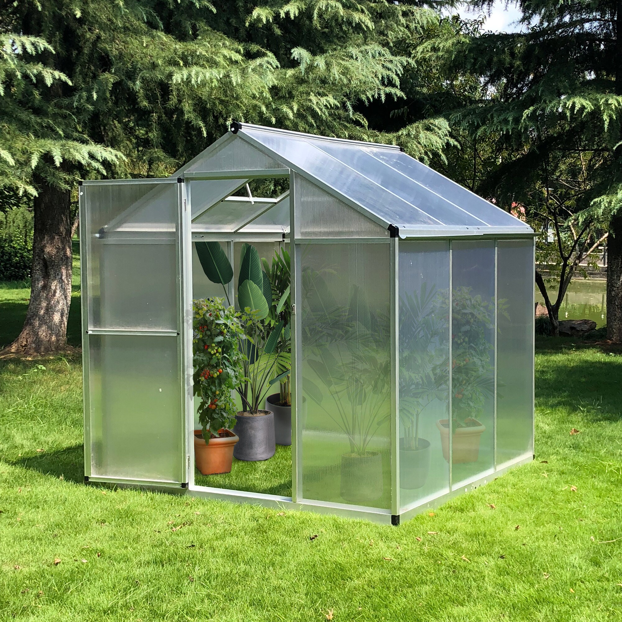 Outsunny 845-243 greenhouses - View #2