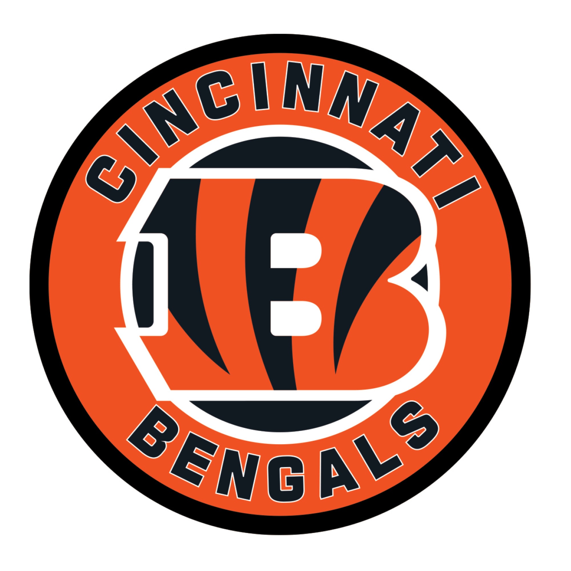 Evergreen Cincinnati Bengals NFL Football Large Round Edgelite LED ...