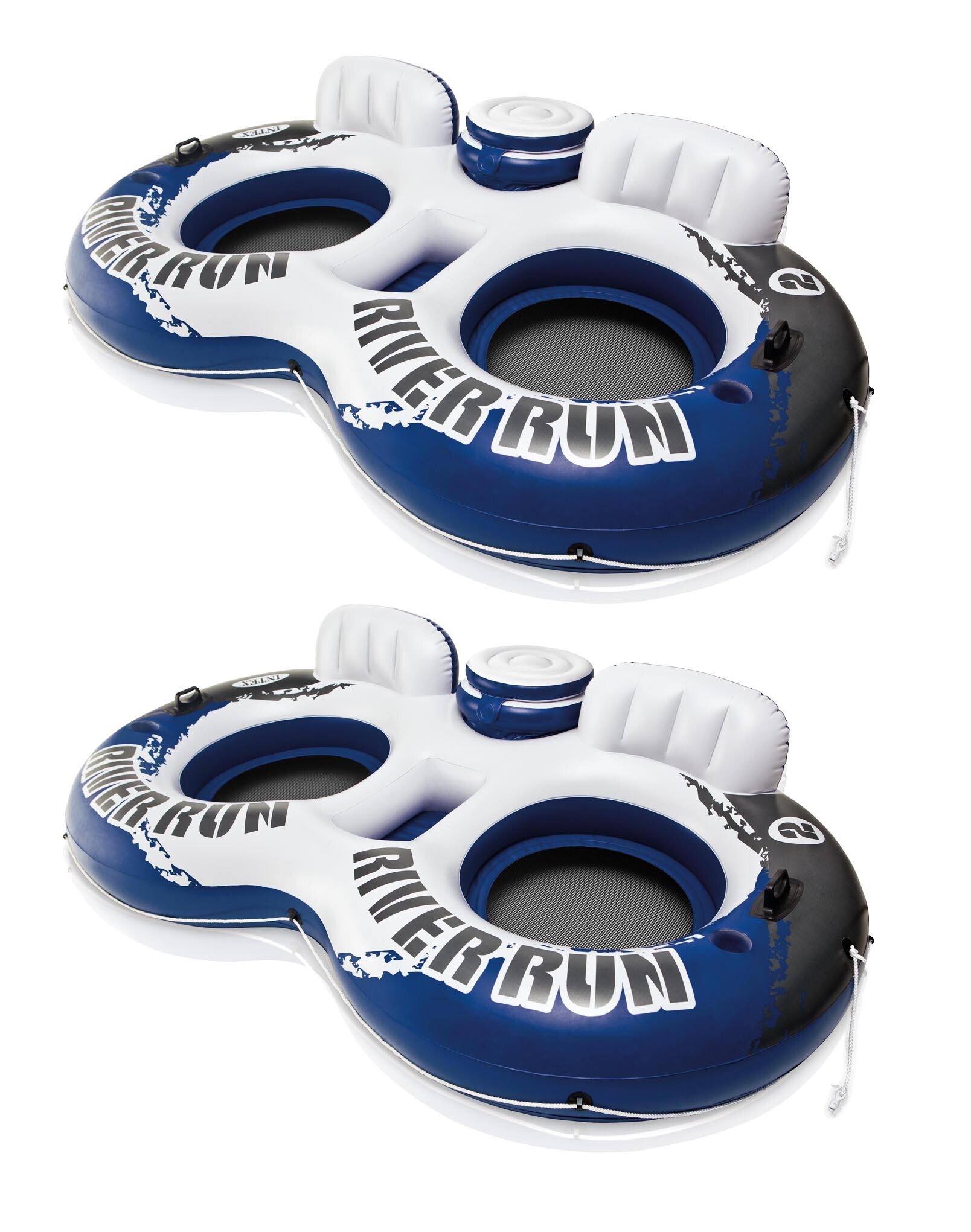 Intex 24581 104-Inches x 62-Inches 2 -Seat Multicolored Inflatable raft 2 -Pack