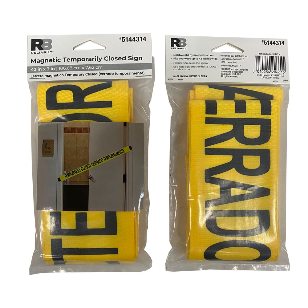 RELIABILT 33498PYXLG Safety-Tape - View #6