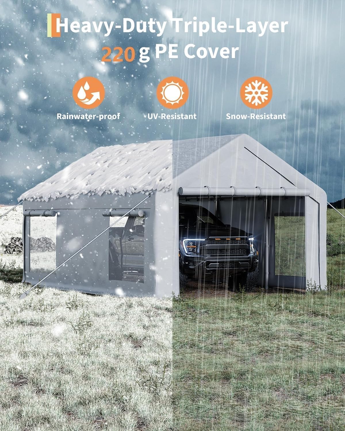Qeetex DYQ-PHO-3356EKHG Carport-Covers - View #5