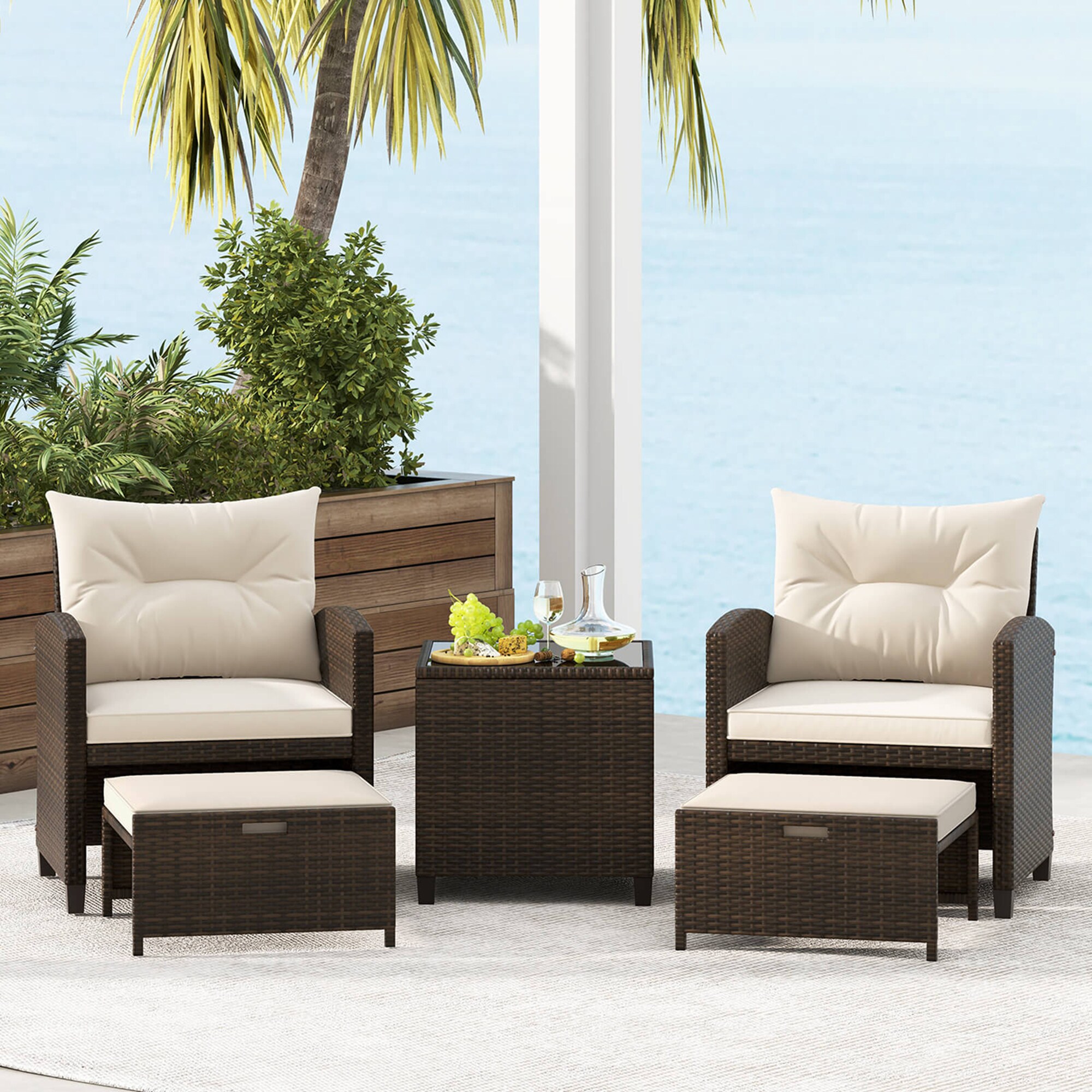 Costway HCST02118 Patio-Conversation-Sets - View #8