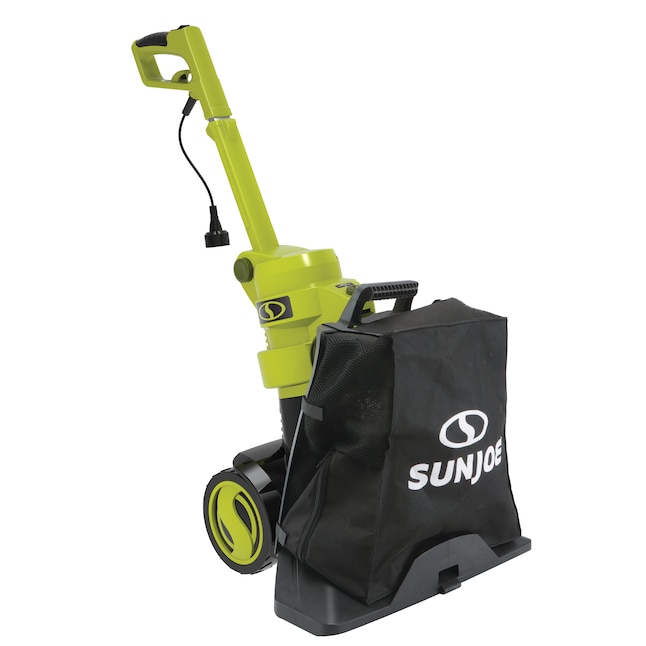 Sun Joe 165 MPH 600 CFM 14 Amp Electric 3-in-1 Walk Behind Vacuum/Blower/Mulcher Sun Joe 165 MPH 600 CFM 14 Amp Electric 3-in-1 Walk Behind Vacuum/Blower/Mulcher