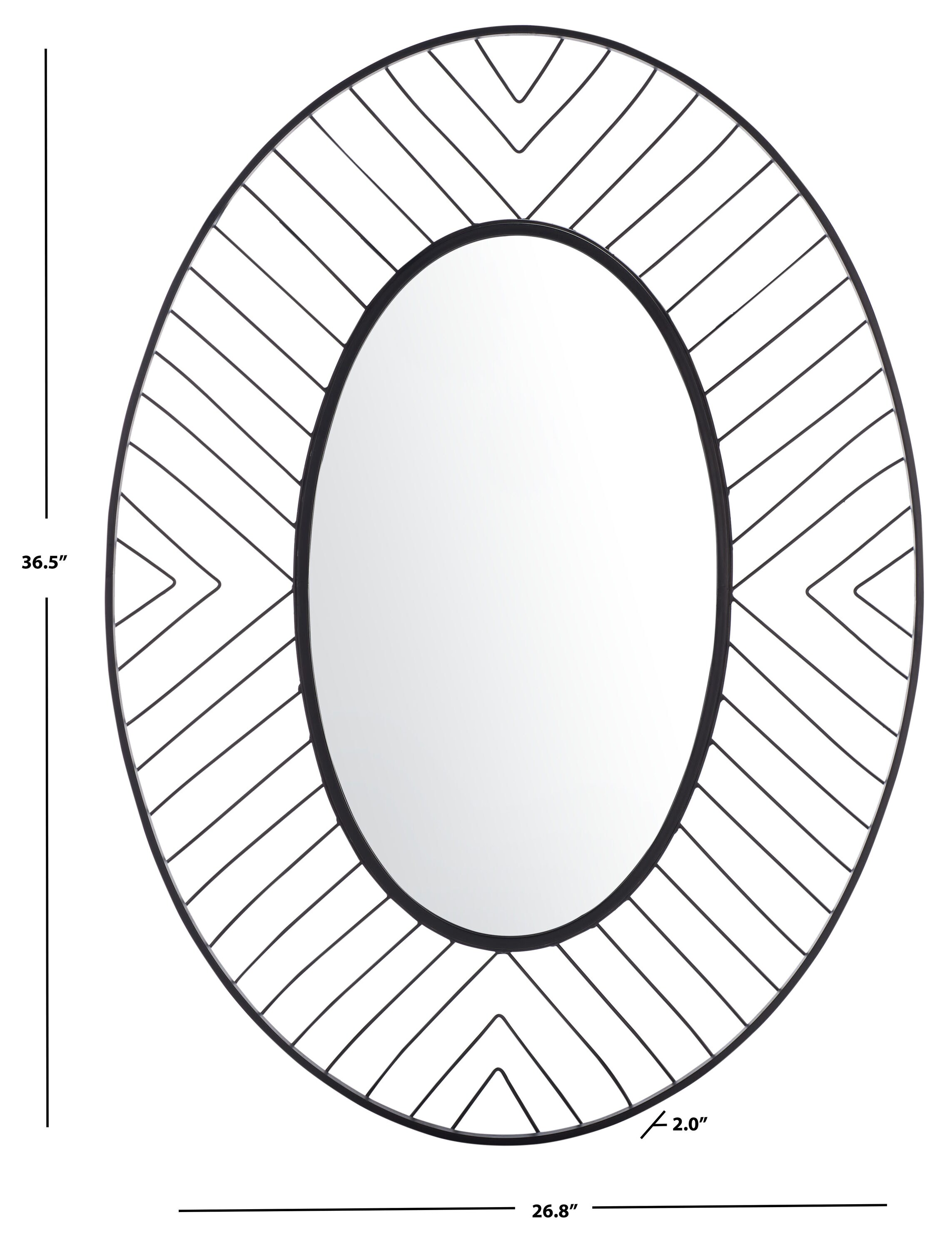 Safavieh MRR1043A Decor-Mirrors - View #2