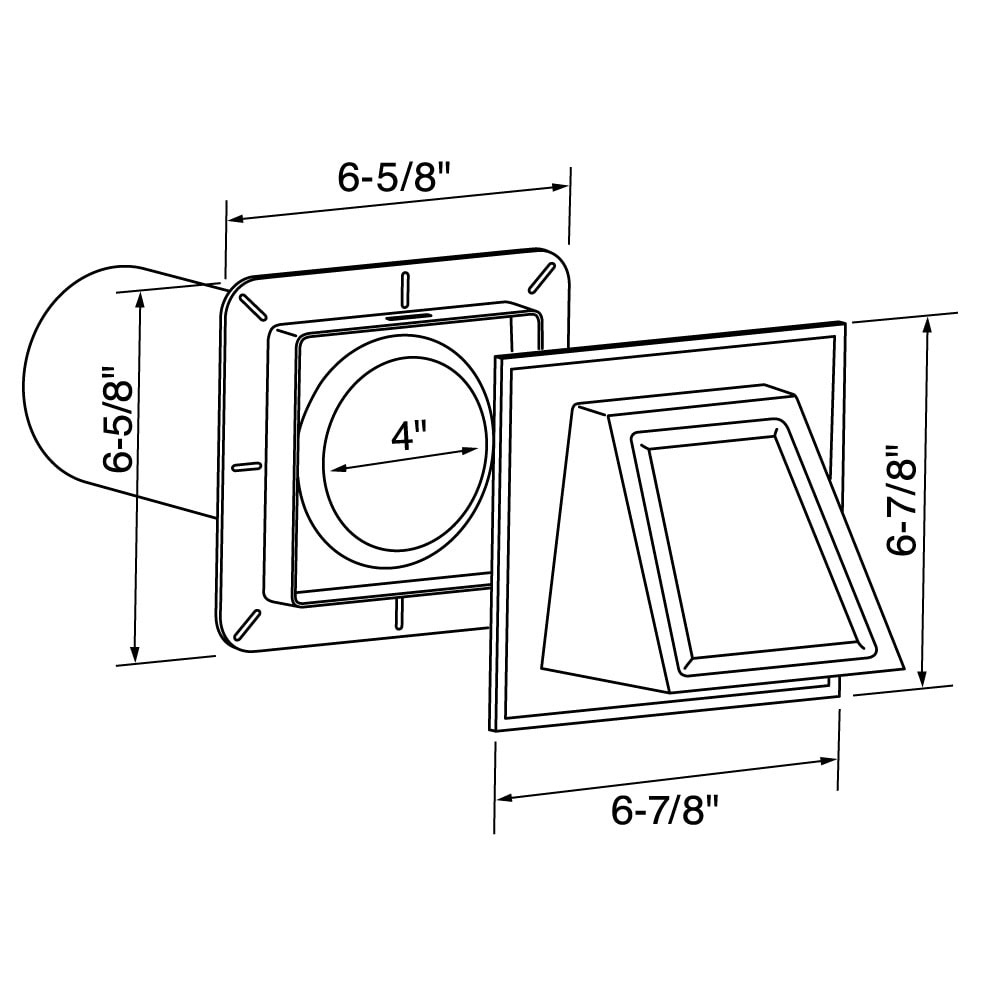 Ply Gem DRYERH00DL PW Mounting-Blocks - View #2