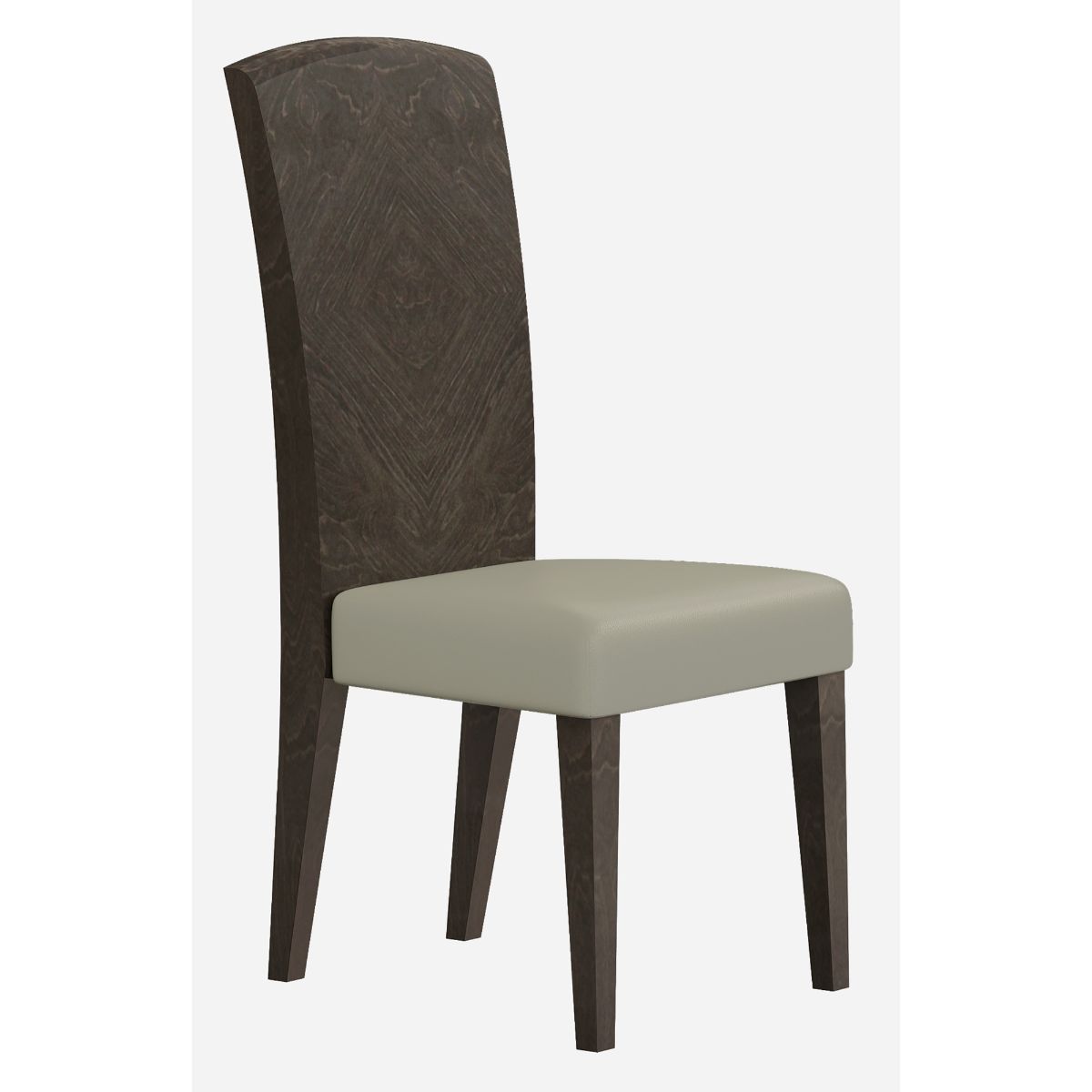 HomeRoots 366368 Set of 2 Charlie Contemporary/Modern Upholstered Dining Side Chair (Wood Frame)