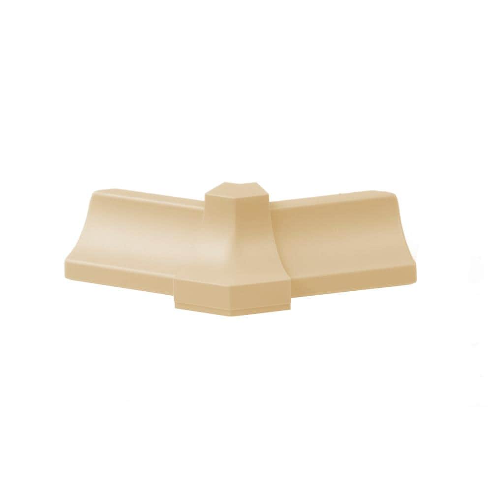 Schluter Systems E135/PHK1S/BH Dilex-PHK 0.5-in W x 1-in L Bahama PVC Outside corner Tile Edge Trim