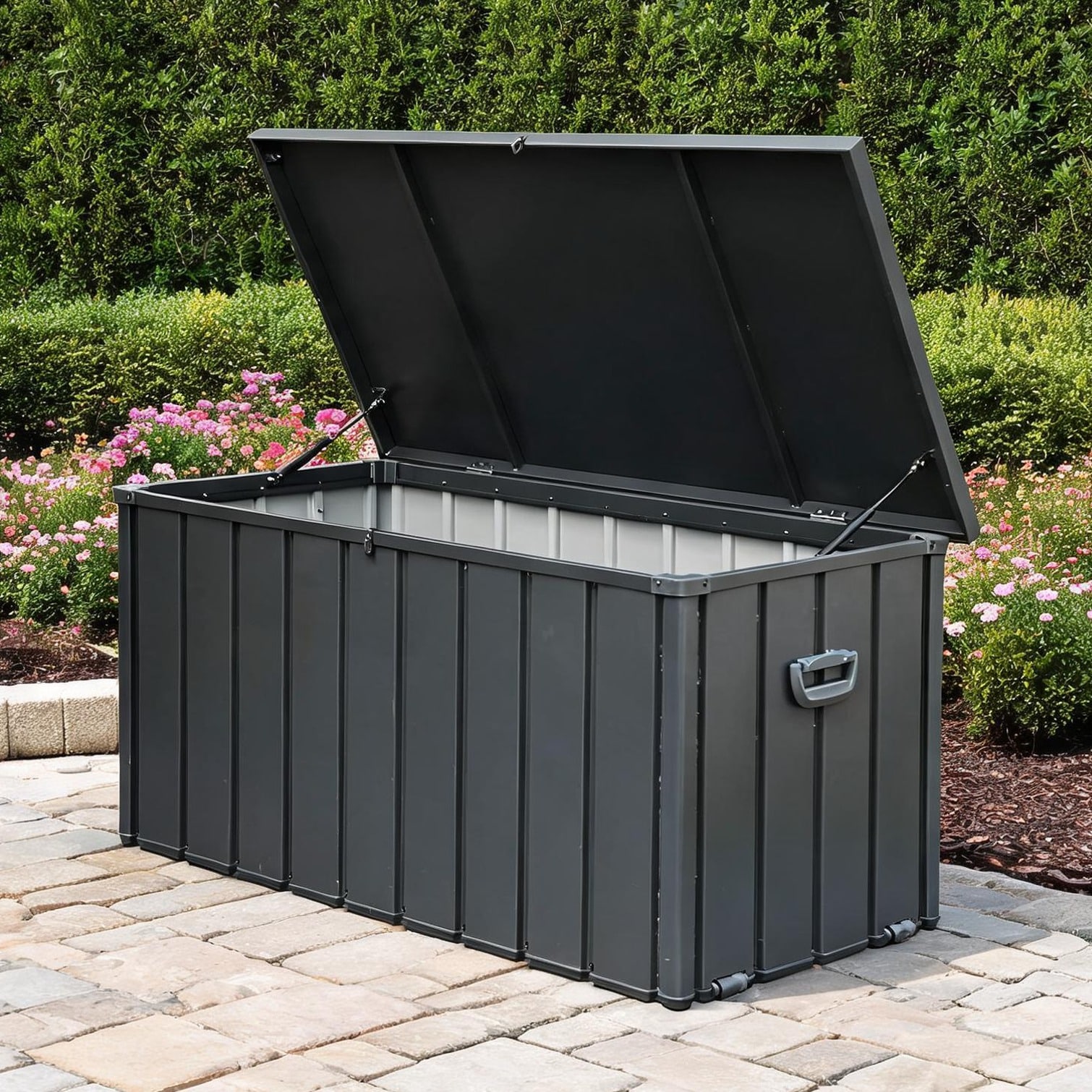 Naturefalls Dark Gray 49.4 x 24.7 x 23.4 in Tool Boxes with Storage ...