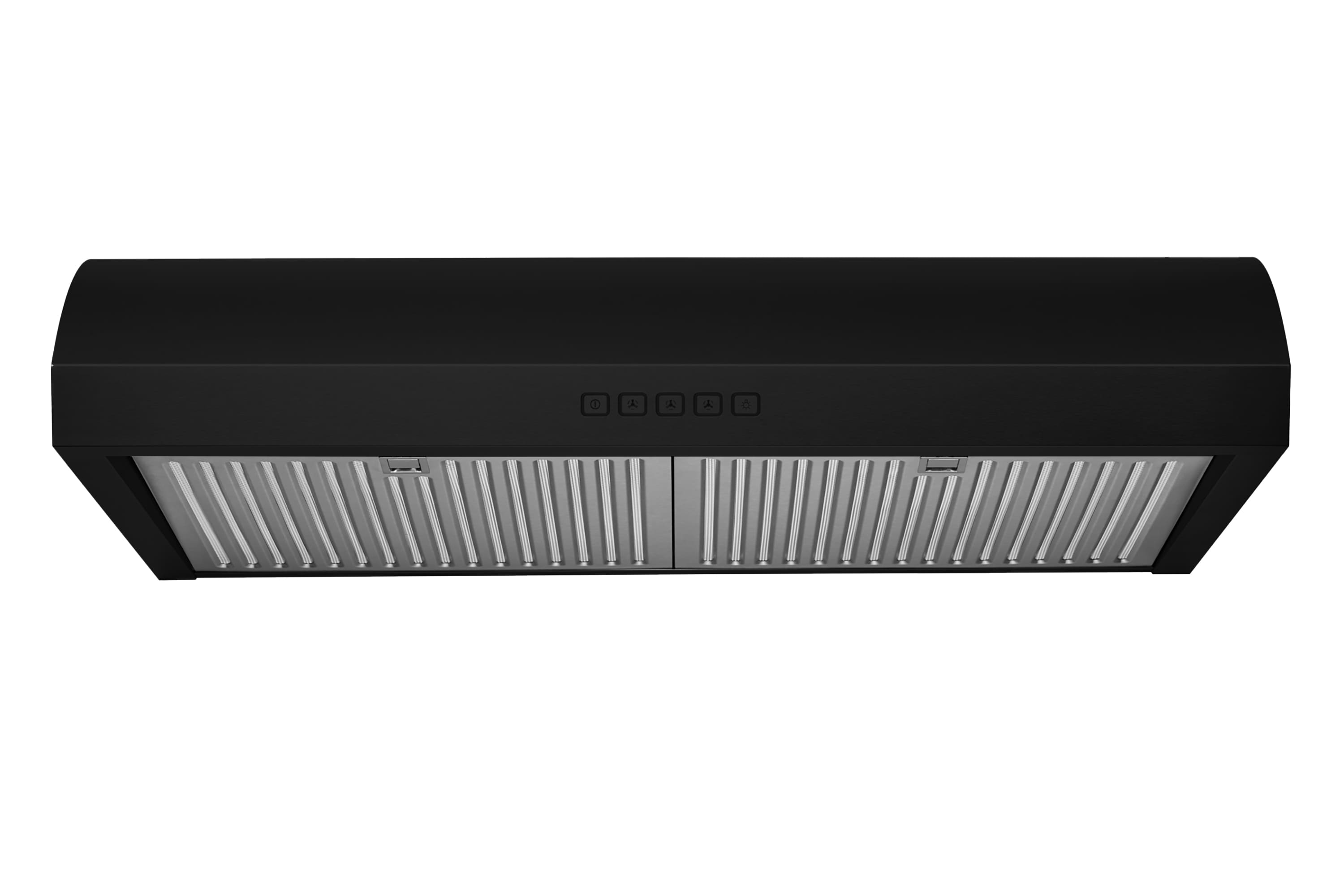 Hauslane - 30 inch Convertible 250-CFM Black Under Cabinet Range Hood