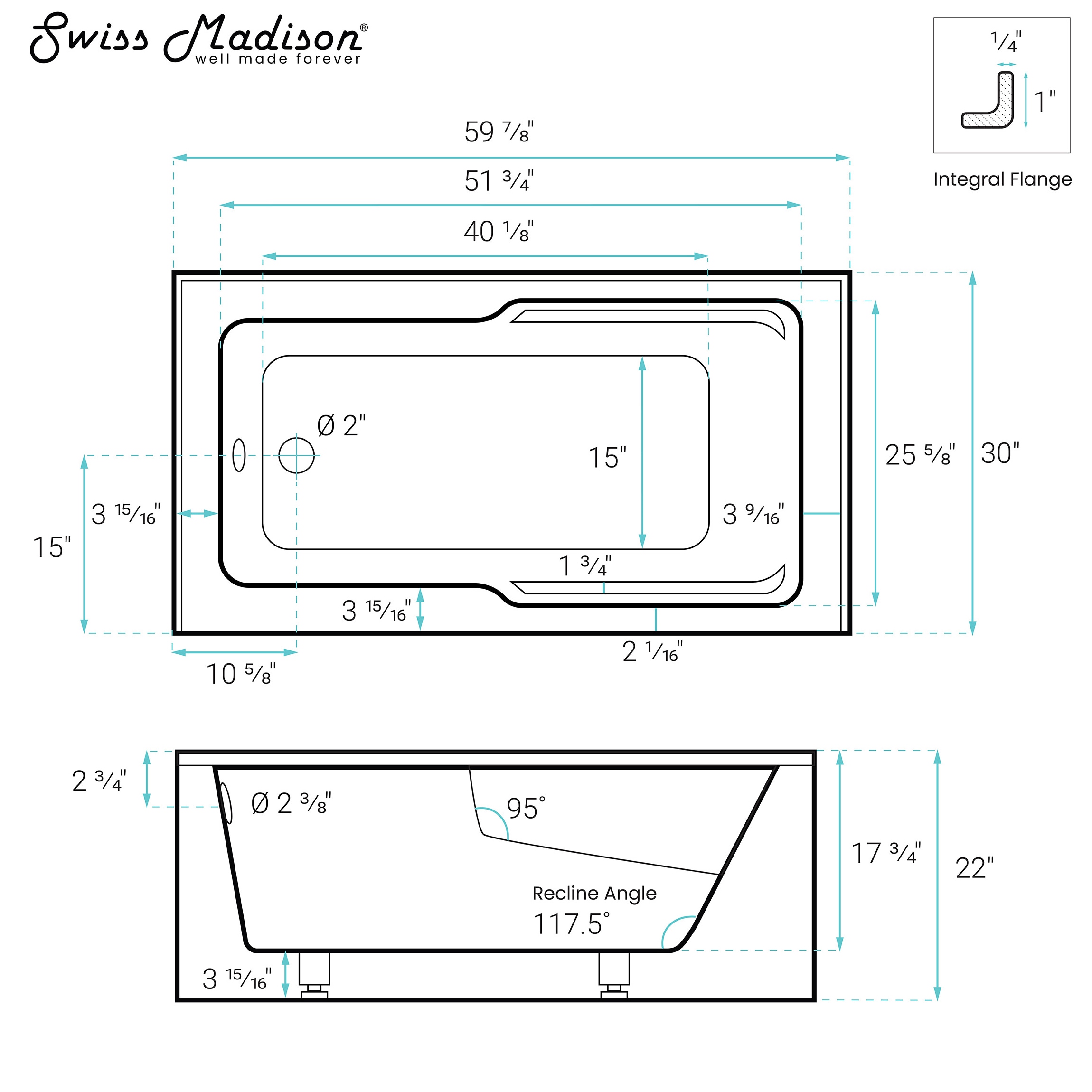 Swiss Madison SM-25-ABLAU17BQ bathtubs - View #8