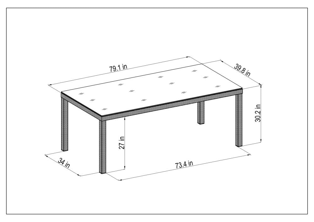 Amazonia SINGAREC6CANNWH Patio-Dining-Sets - View #6