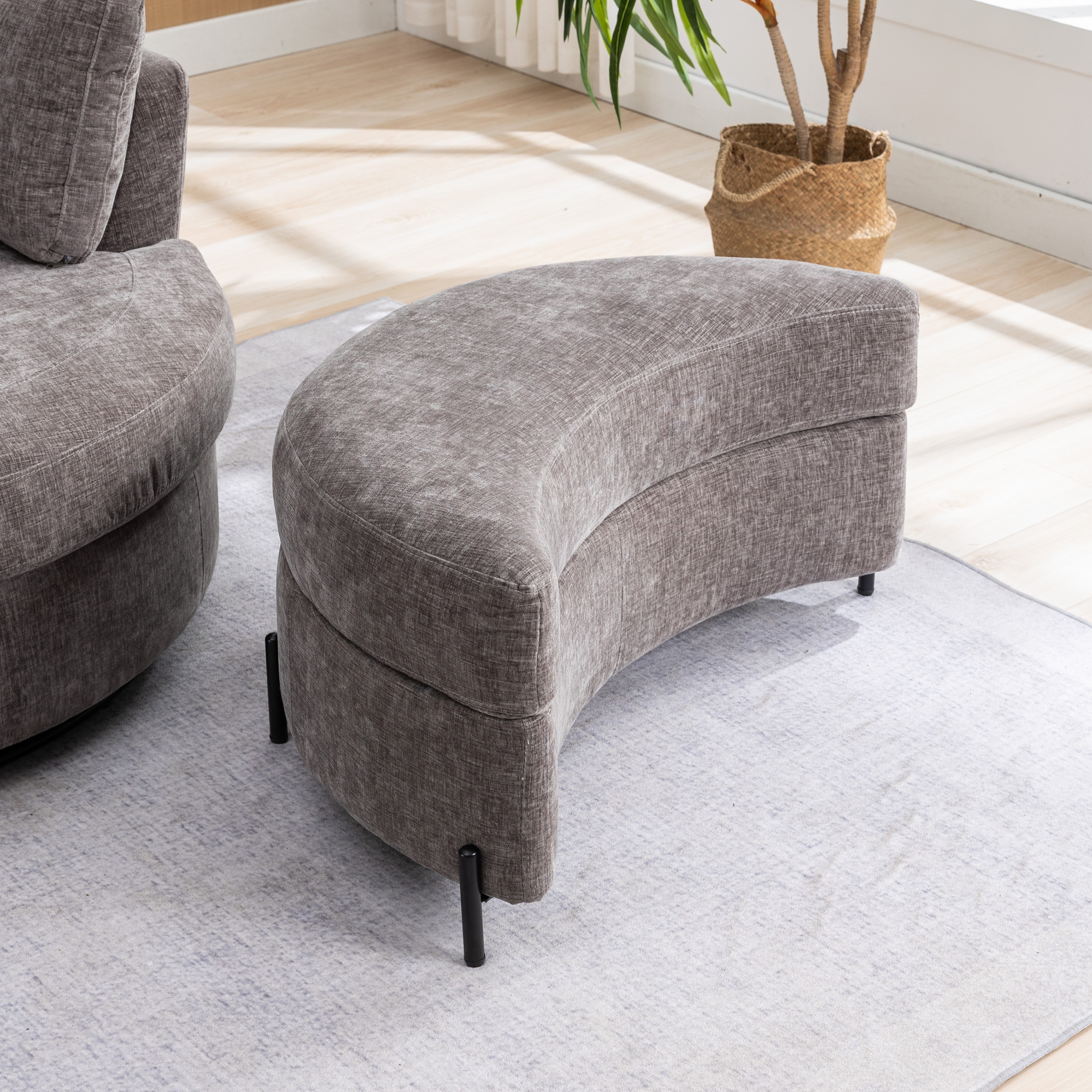 Hrinhom HC-W4001-GRAY Indoor-Ottomans - View #3