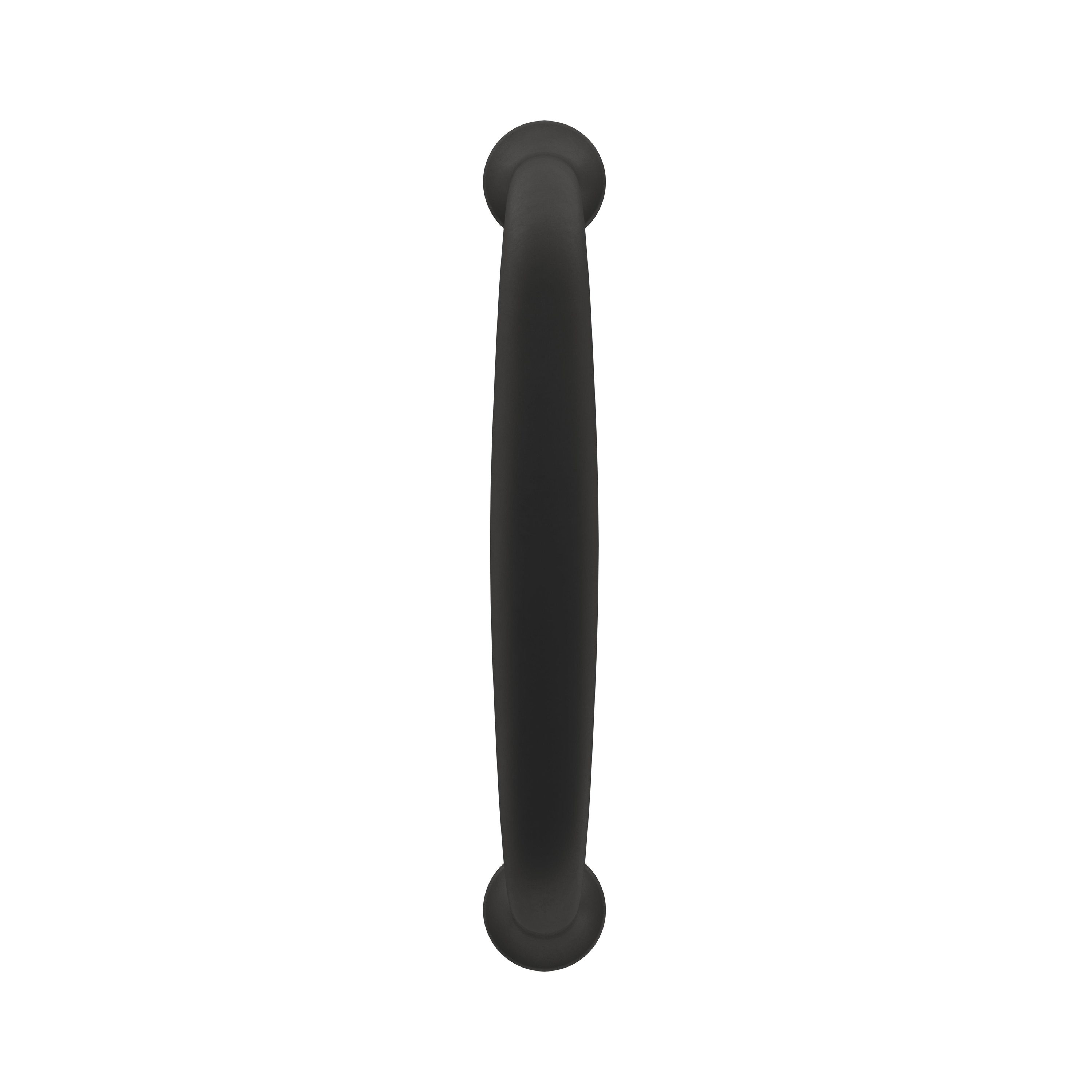 Matte Black Traditional Cabinet Drawer Pull with Mounting Hardware