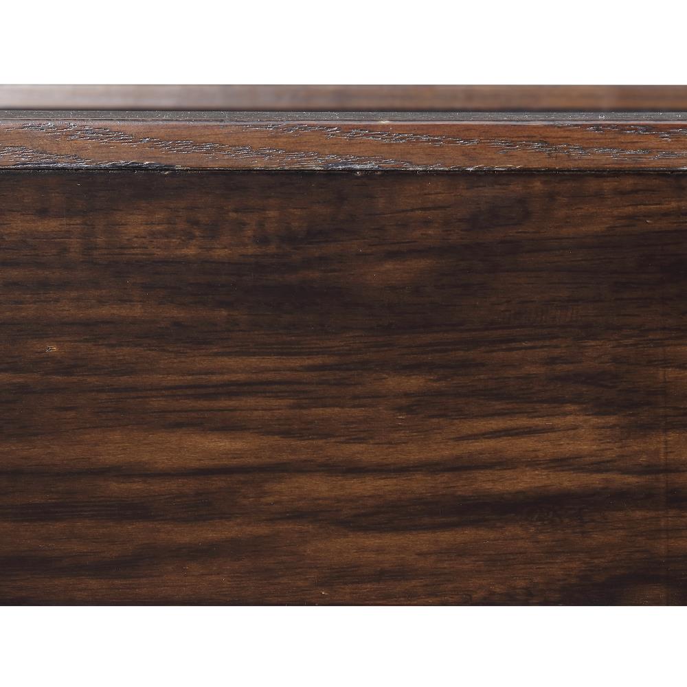 Asher Brown Spruce Veneer Shuffleboard Table with Solid Wood Legs