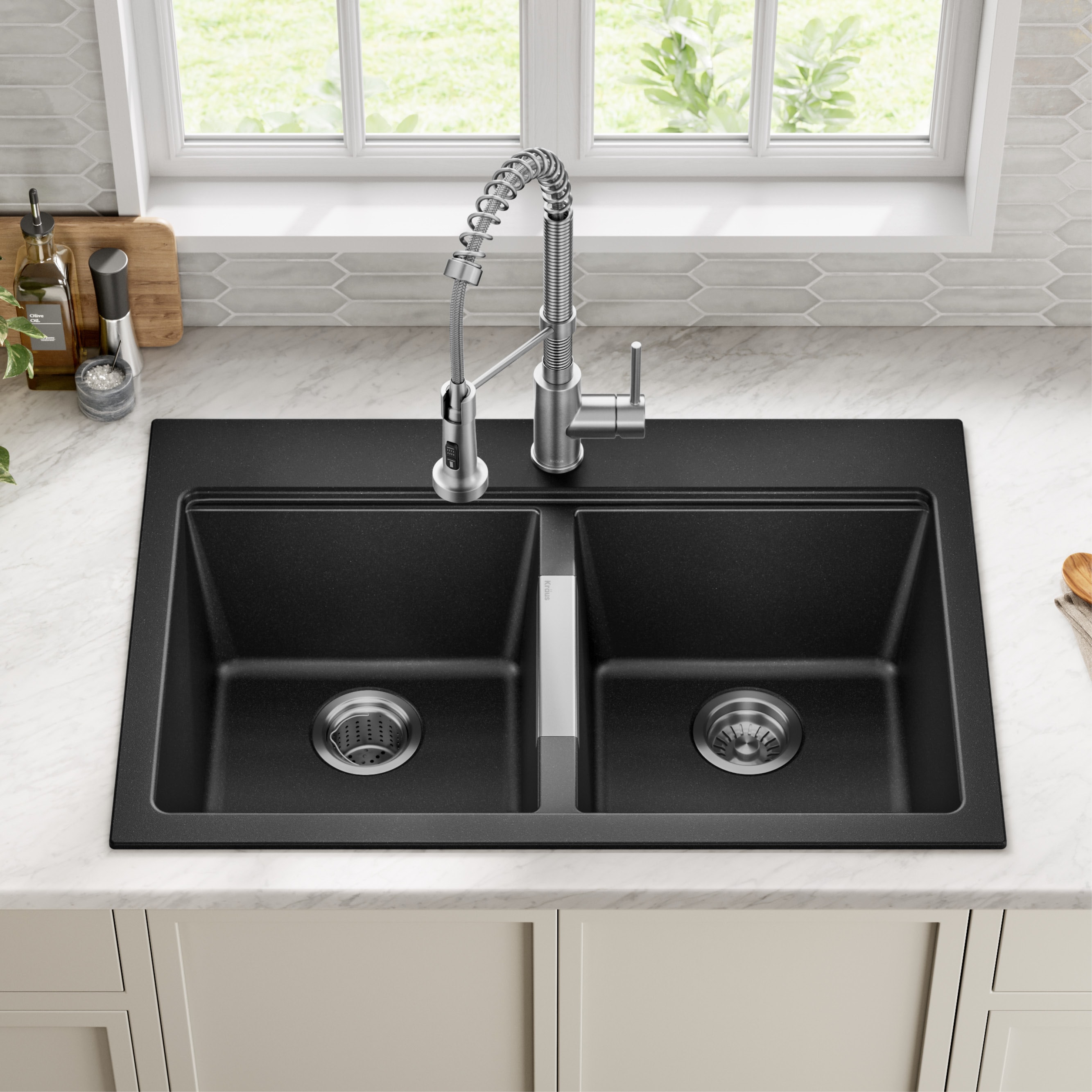 Kraus KGD-433B Kitchen-Sinks - View #14