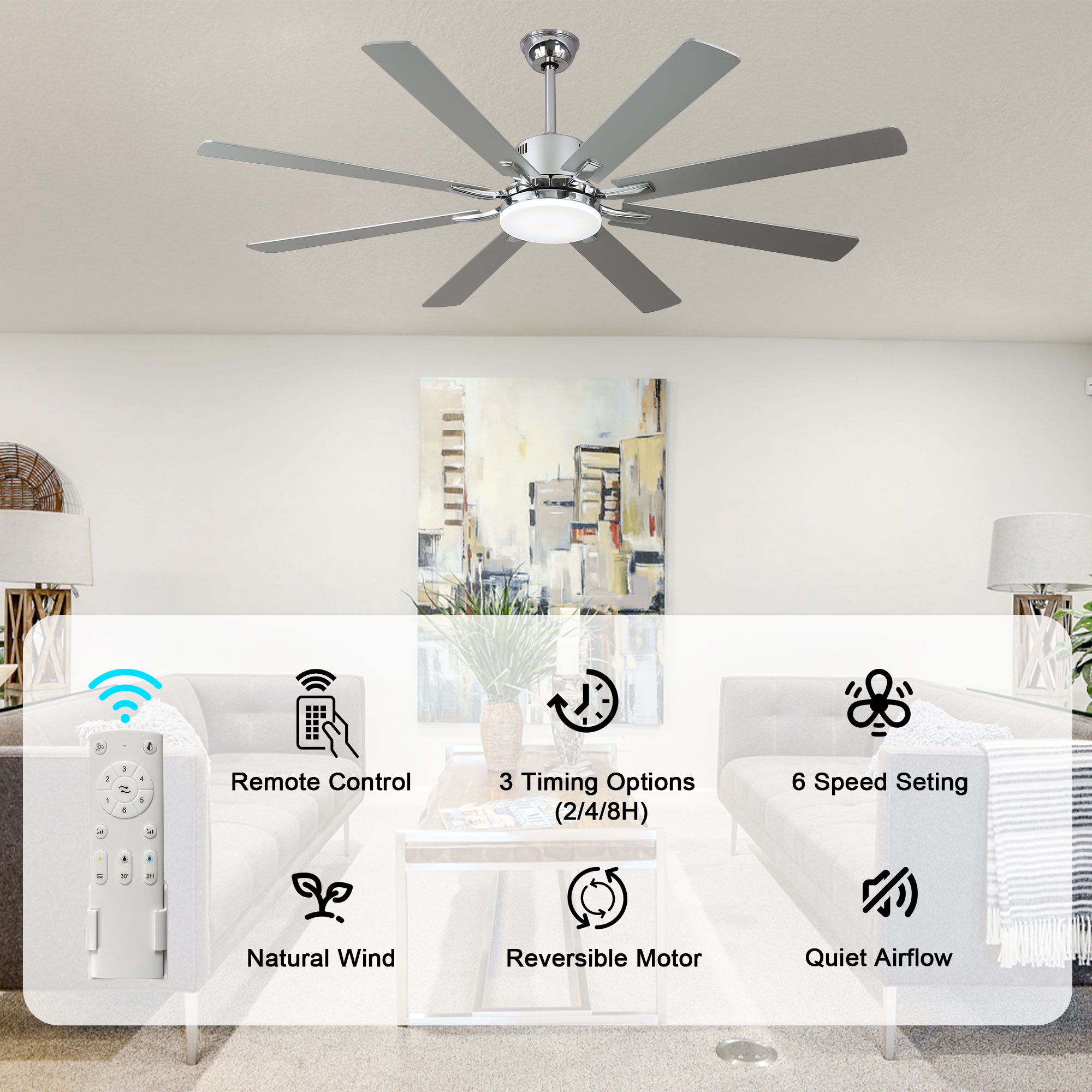 Bella Depot DCFSD6502-C Ceiling-Fans - View #7