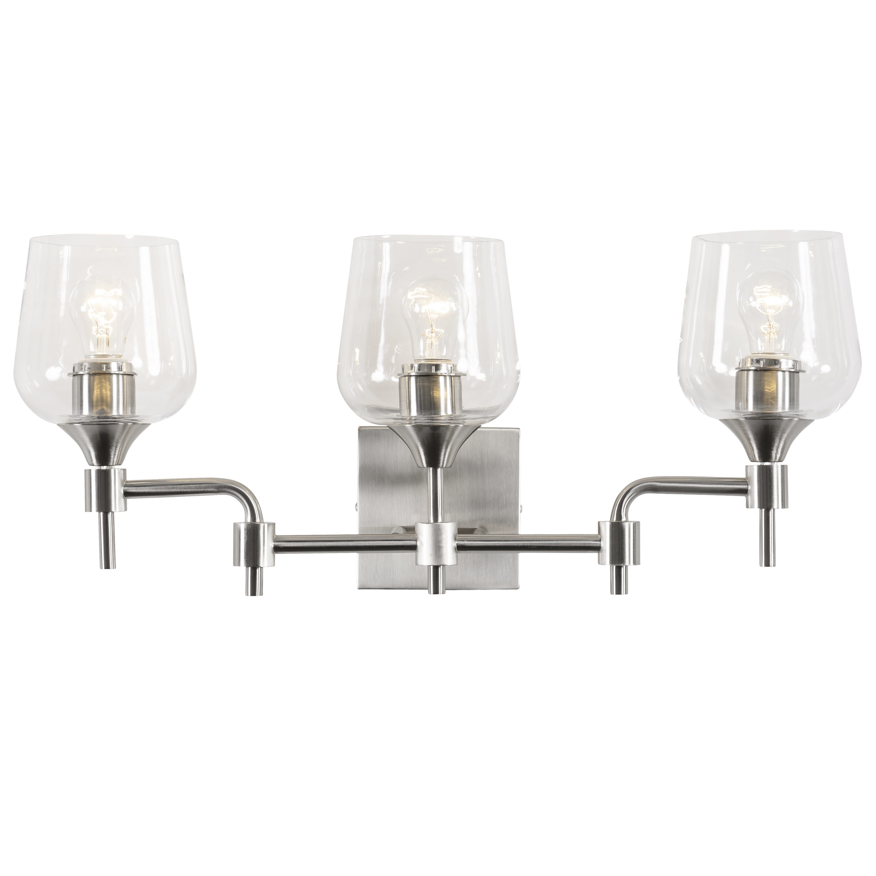 Varaluz 340B03SN Margaux 23.5-in 3 -Light Multiple colors Transitional Vanity light