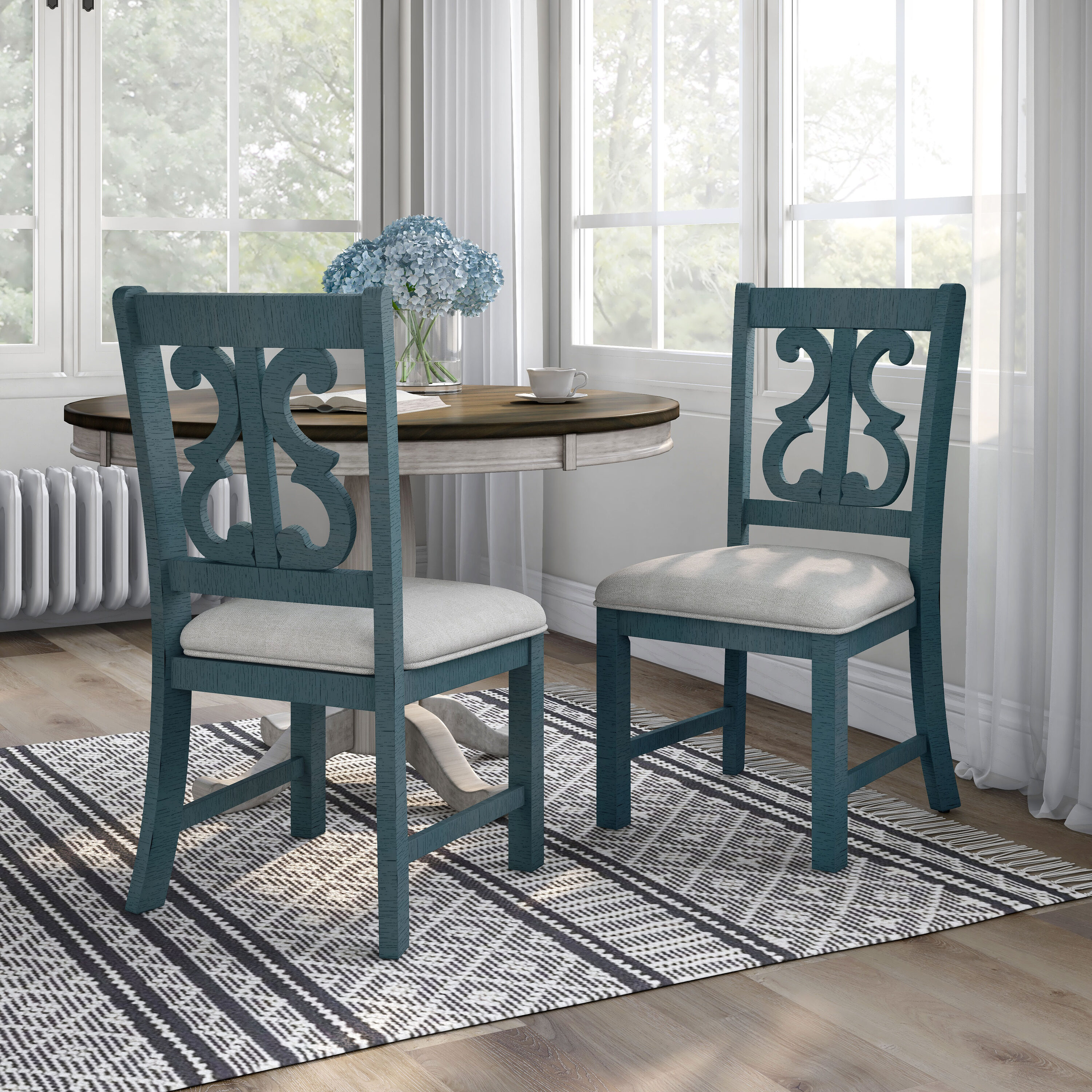 Furniture of America IDF-3417BL-SC Dining-Chairs - View #4