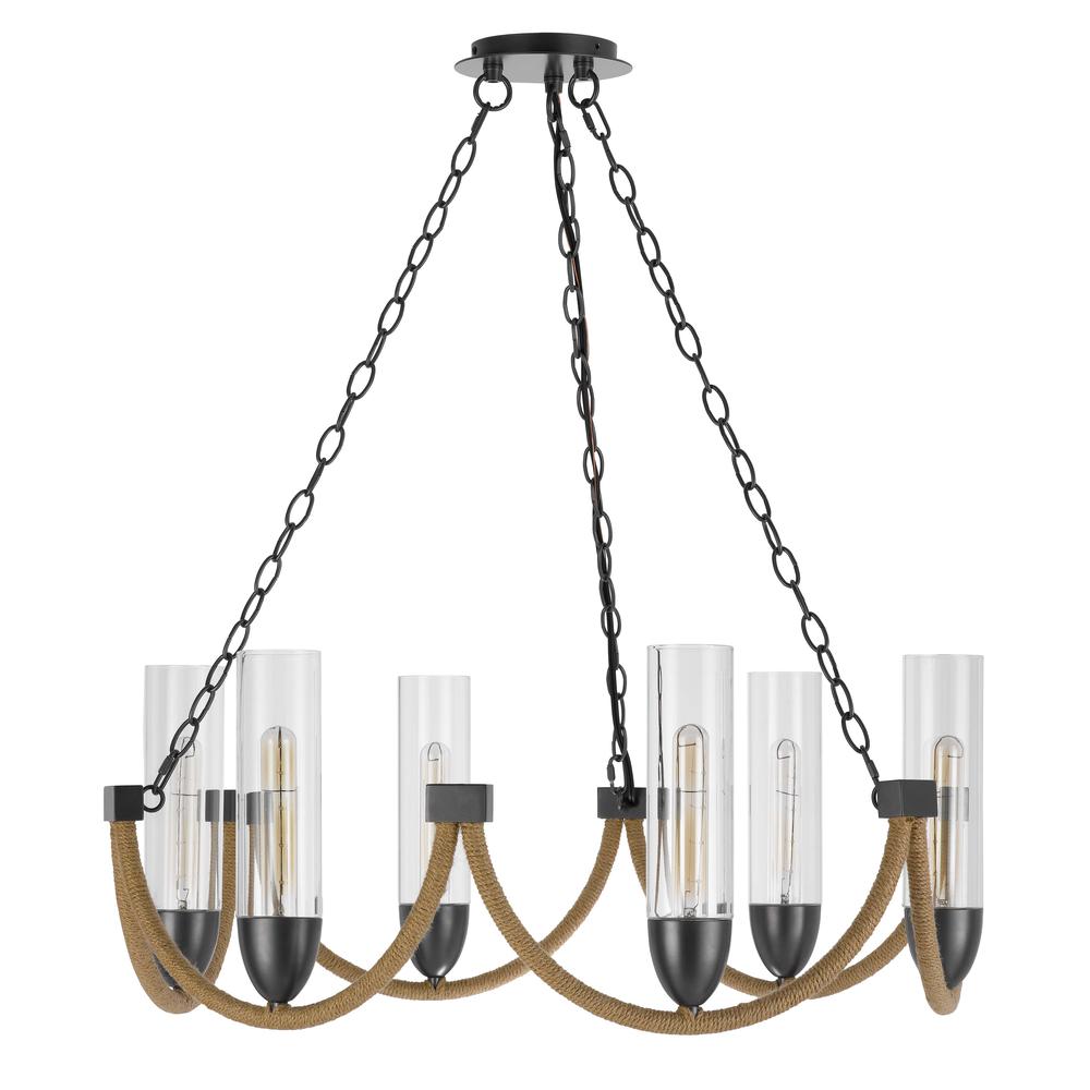 Cal Lighting Argyle 6 Light Large Chandelier by Cal - FX-3815-6