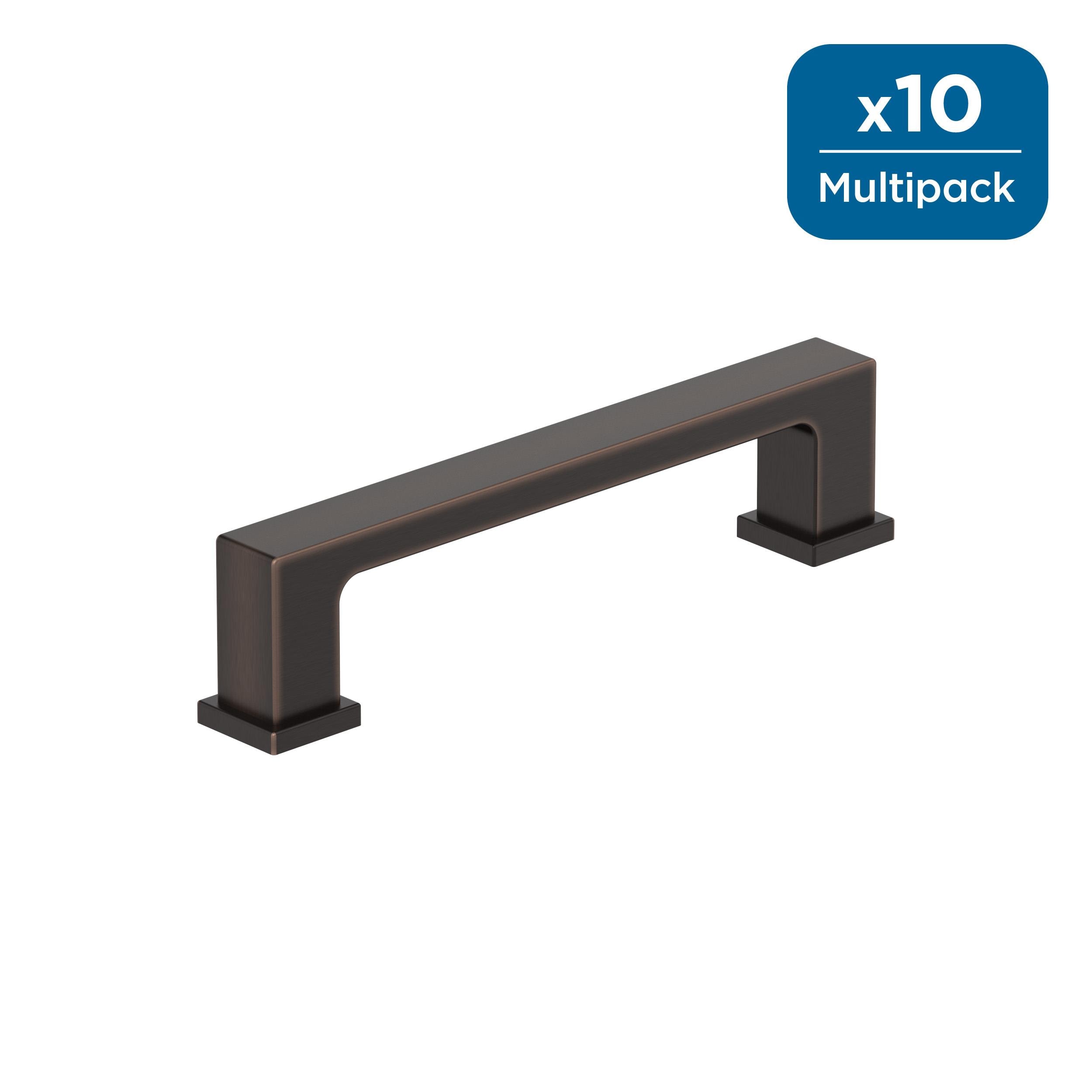 Oil Rubbed Bronze Cabinet Pulls with Mounting Hardware, 10 Pack