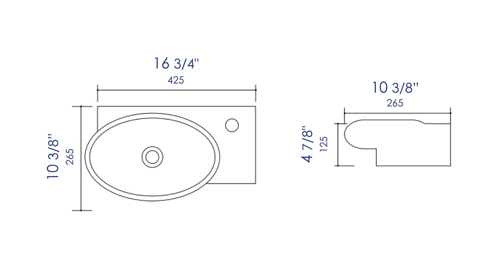 ALFI ABC117 Bath-Sink - View #5