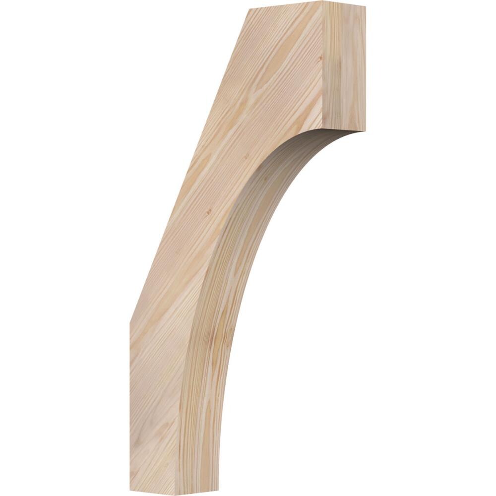 Ekena Millwork BRC04X14X26WTL00SDF 3-1/2-in x 14-in x 26-in Douglas Fir Unfinished Wood Westlake smooth