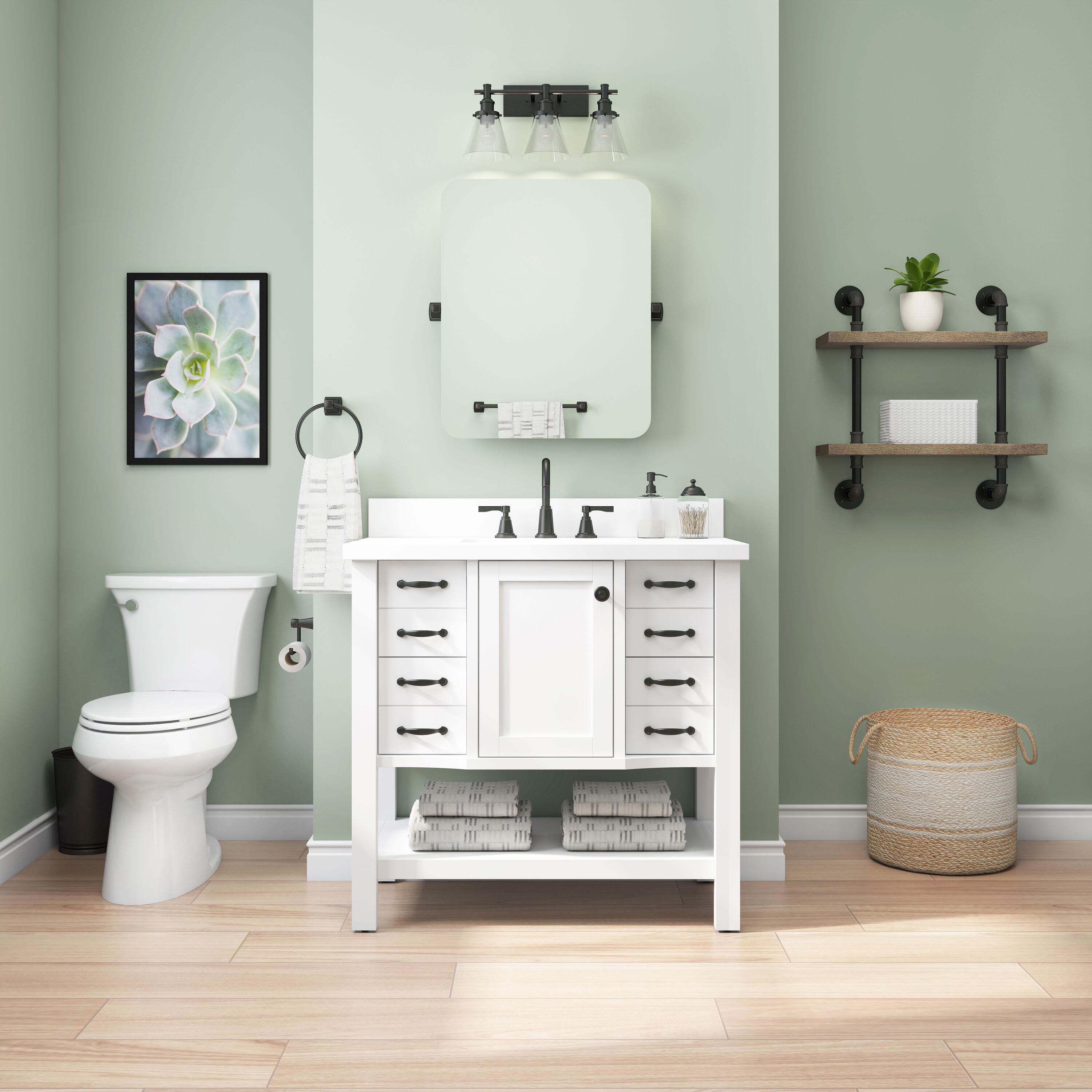 allen + roth WSL36RVSW Bath-Vanity-Combo - View #6