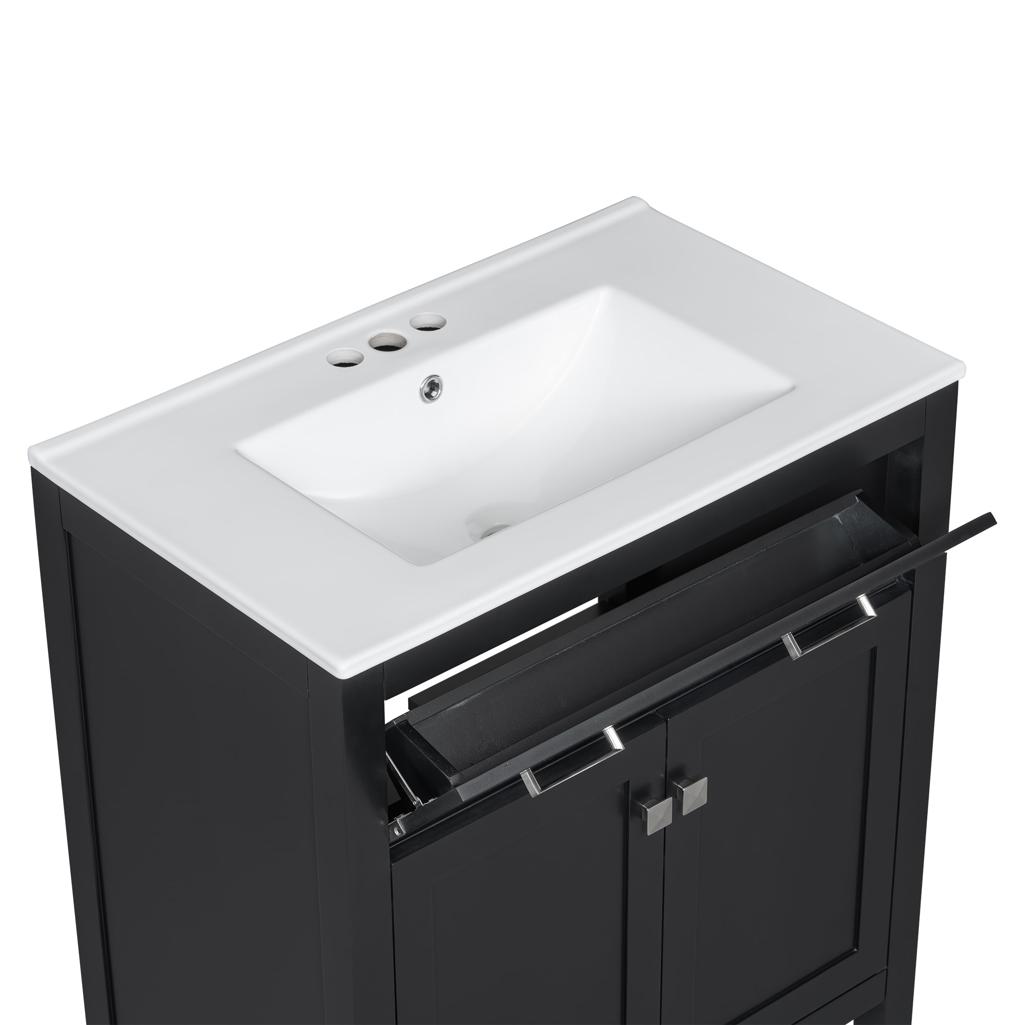 WELLFOR TO-AL-BV36WH Bath-Vanity-Combo - View #10