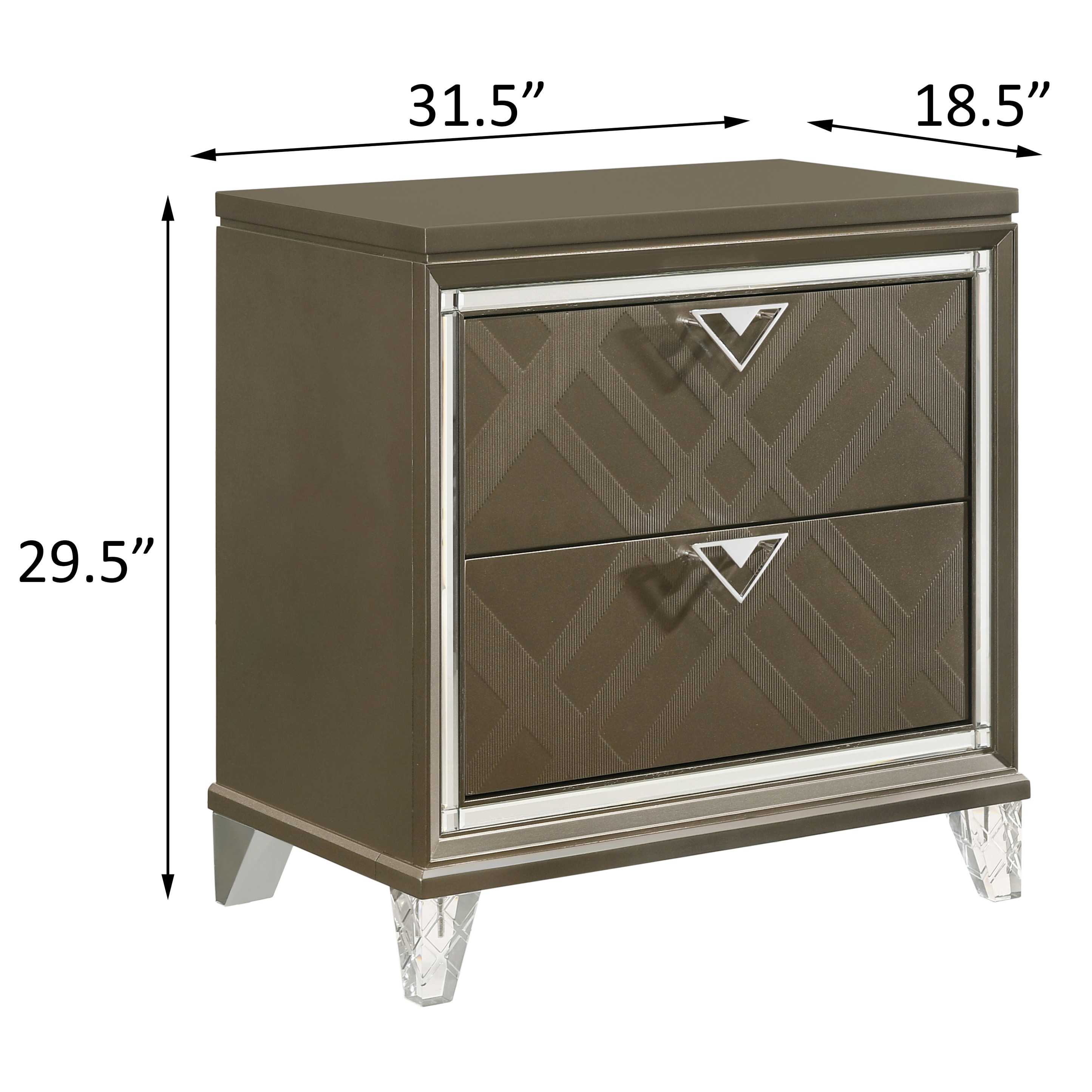 GLANZEND 6514KEQN7 nightstands - View #4