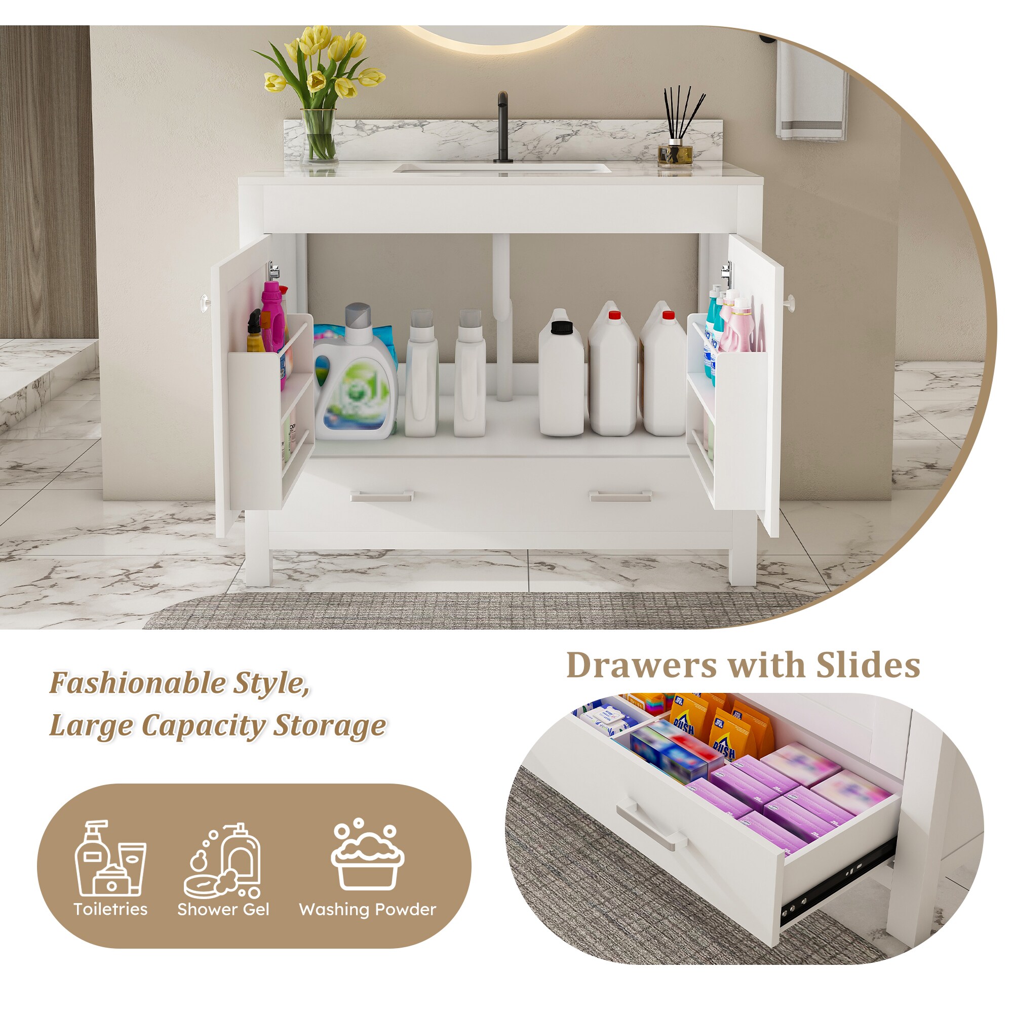 LOVMOR SF-J-W509S00142 Bath-Vanity-Combo - View #5