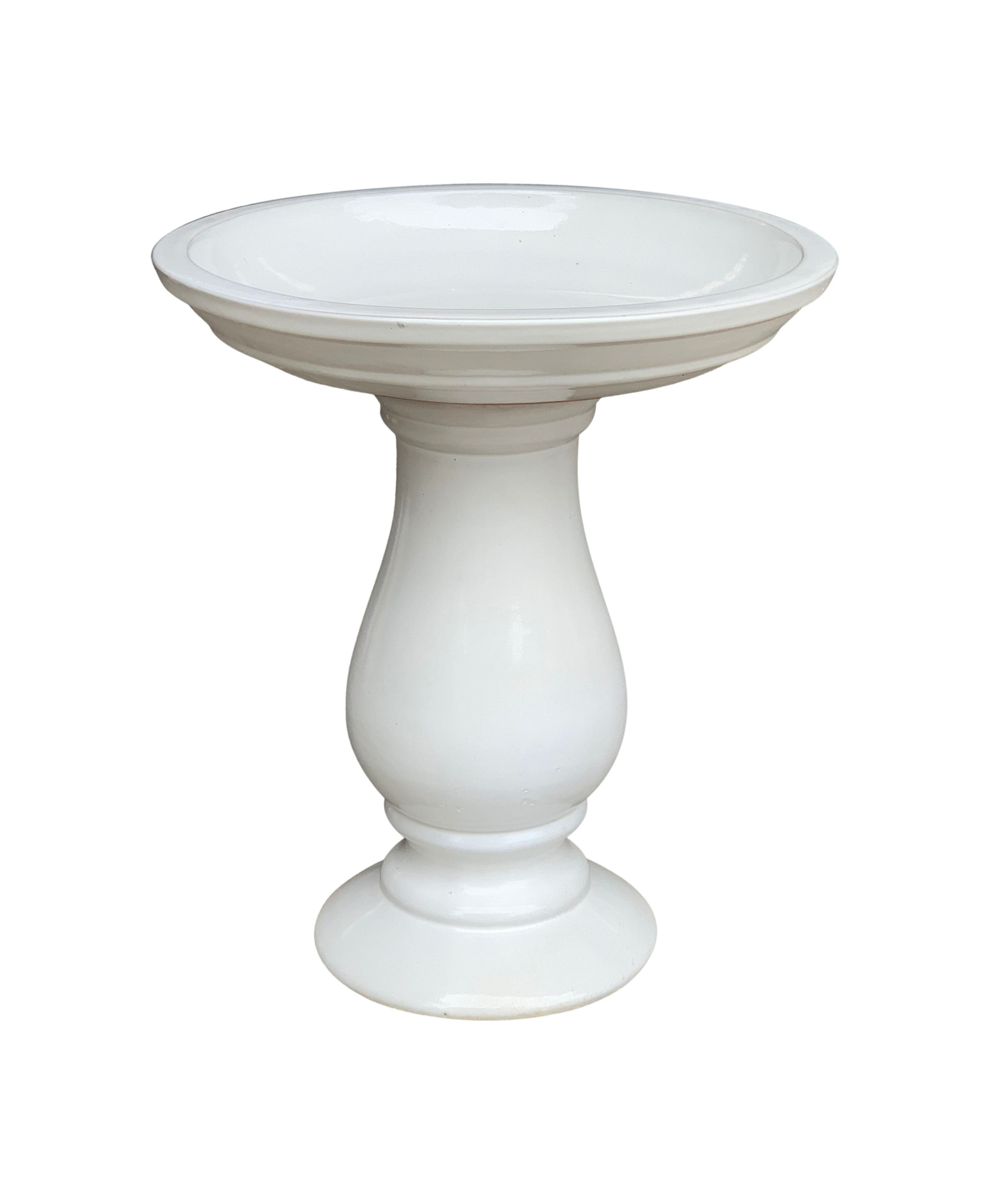 Grey Or White Next Day Shipping From US Supplier 25" Bird Bath 